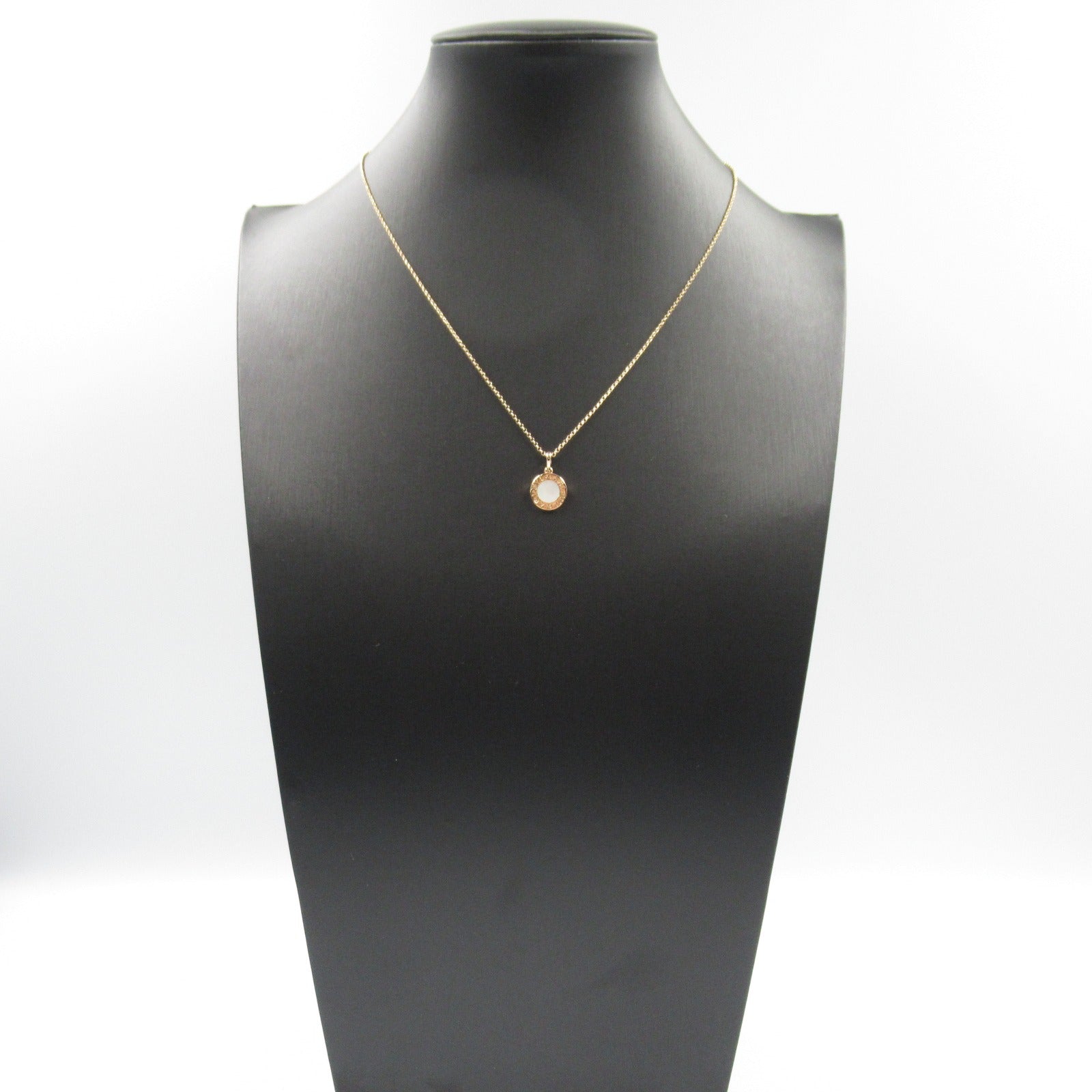 Bvlgari Necklace K18PG Pink Gold Mother of Pearl