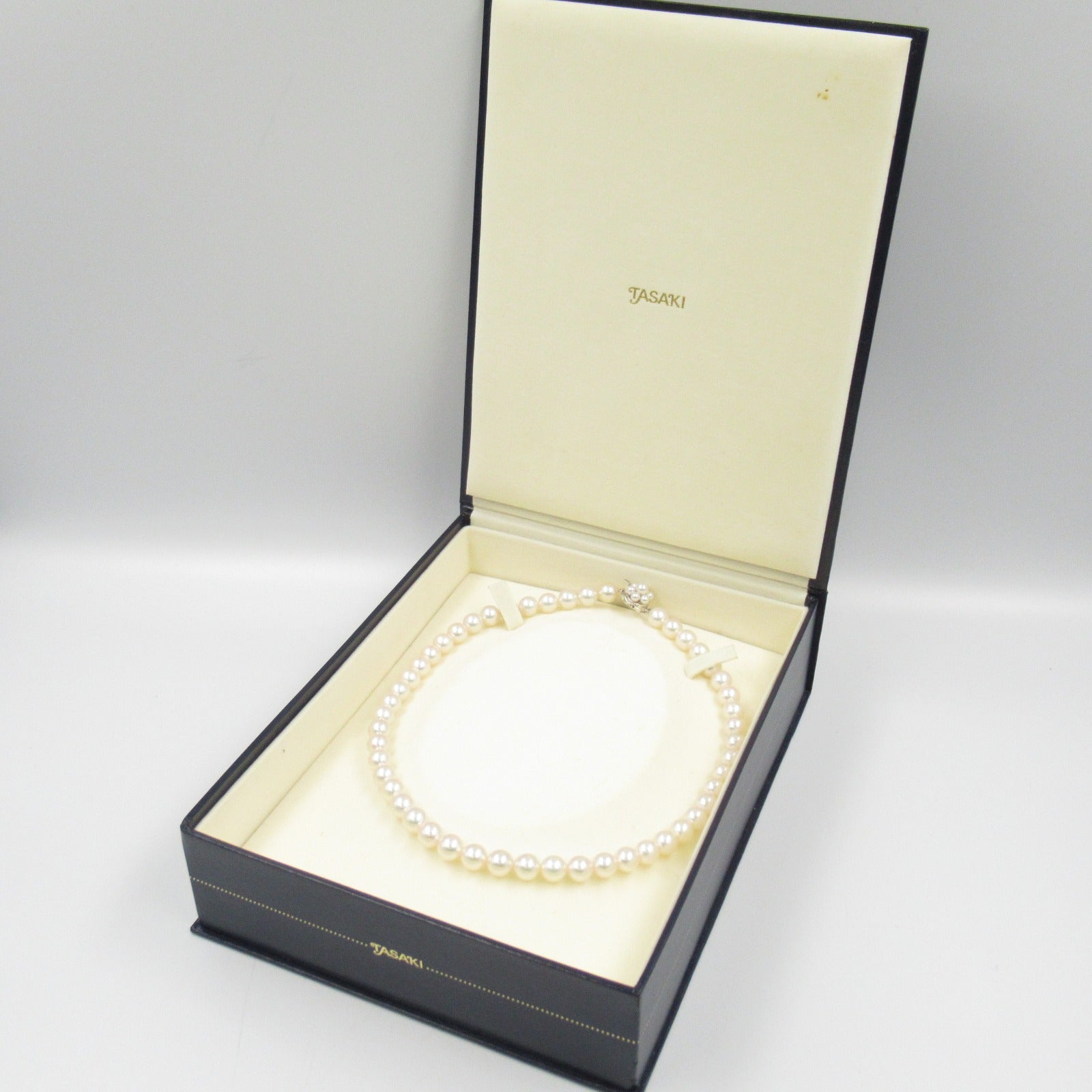 Tasaki Akoya Pearl Necklace K14WG Jewelry