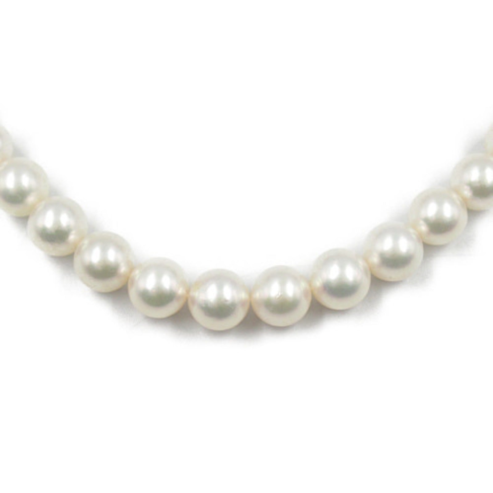 Tasaki Akoya Pearl Necklace K14WG Jewelry