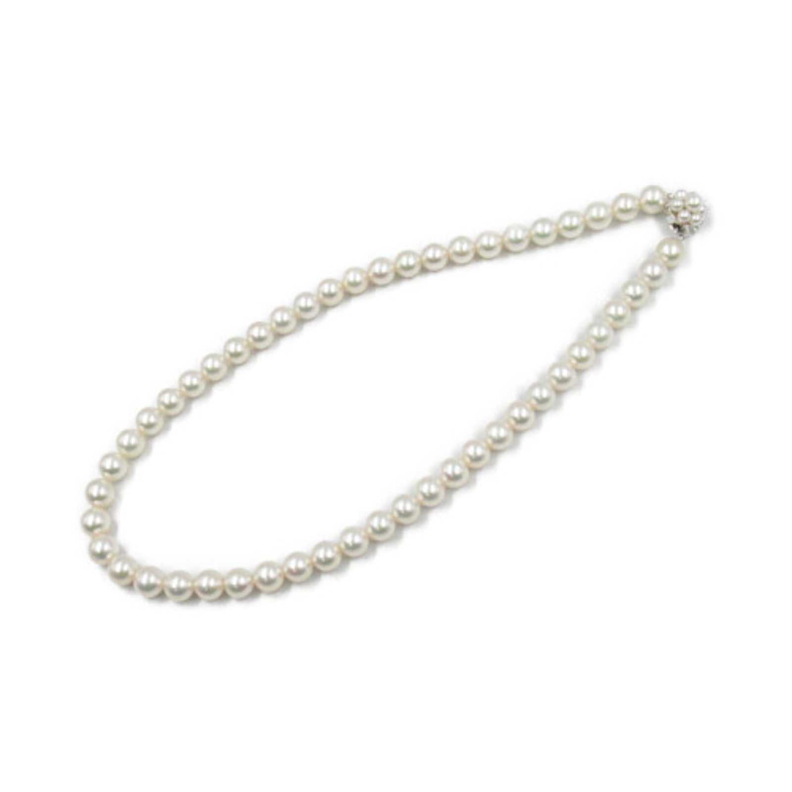 Tasaki Akoya Pearl Necklace K14WG Jewelry