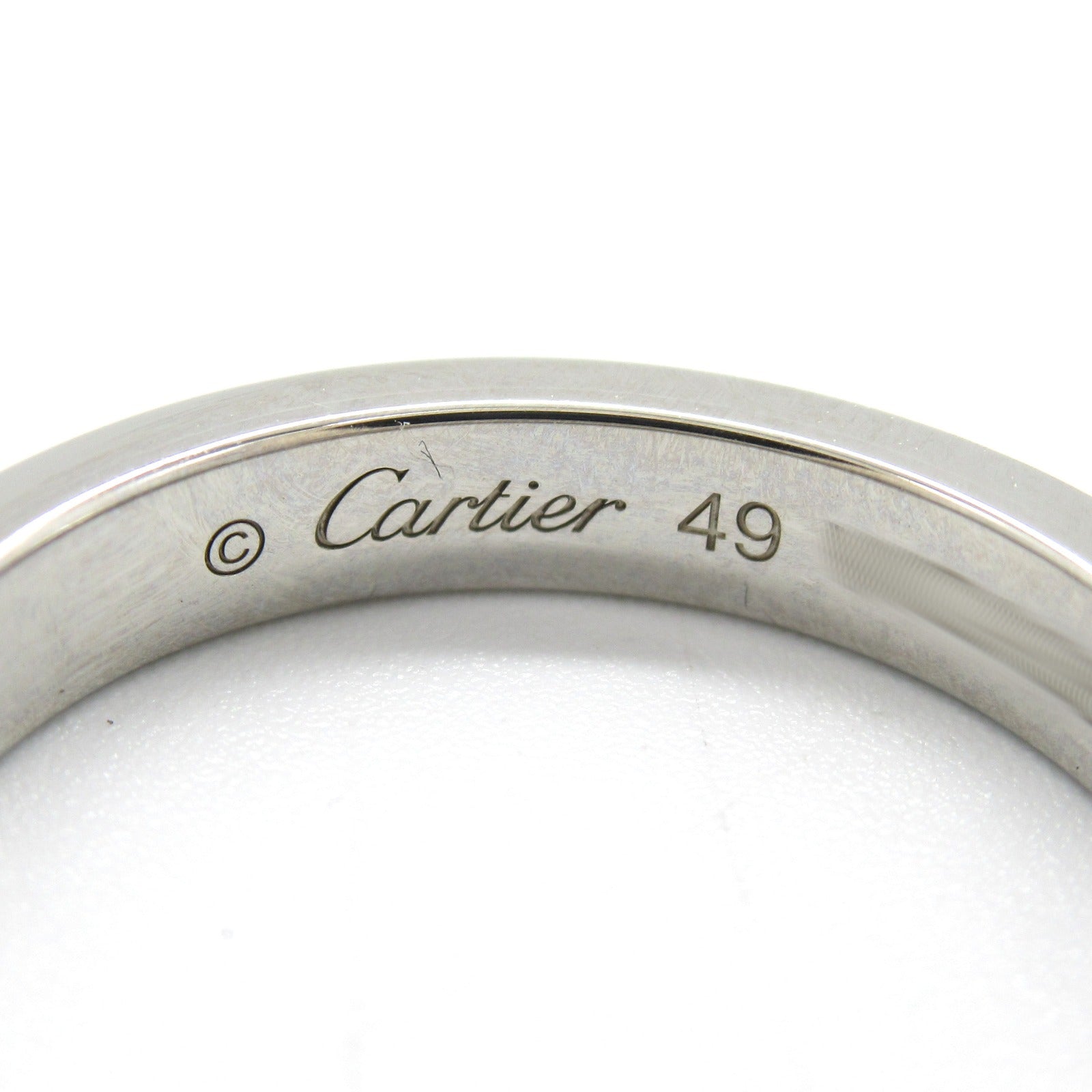 Cartier Pt950 Platinum Diamond Wedding Ring