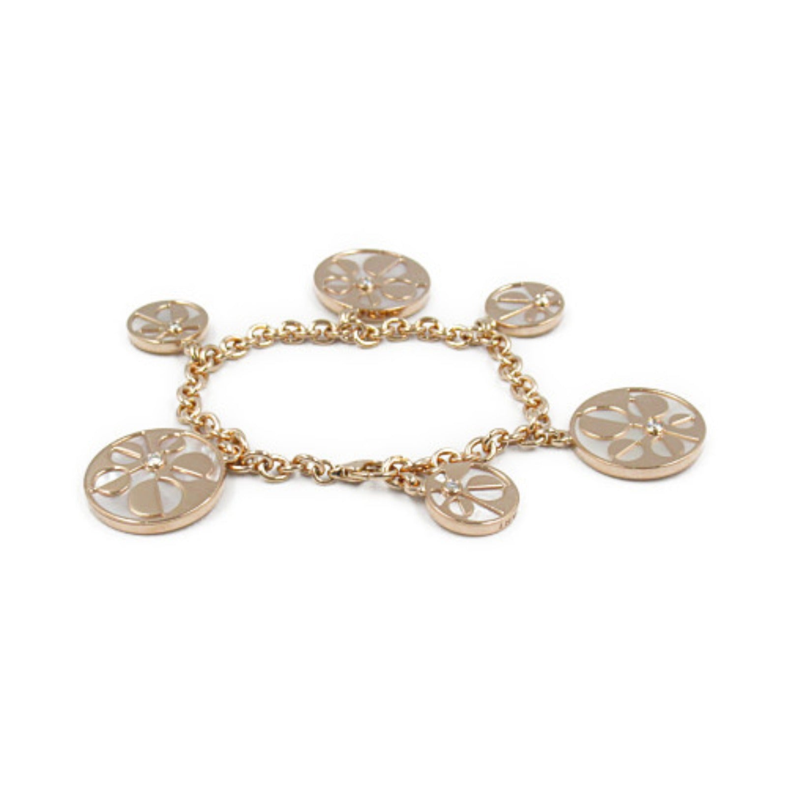 Bvlgari Diamond Shell K18PG Pink Gold Bracelet