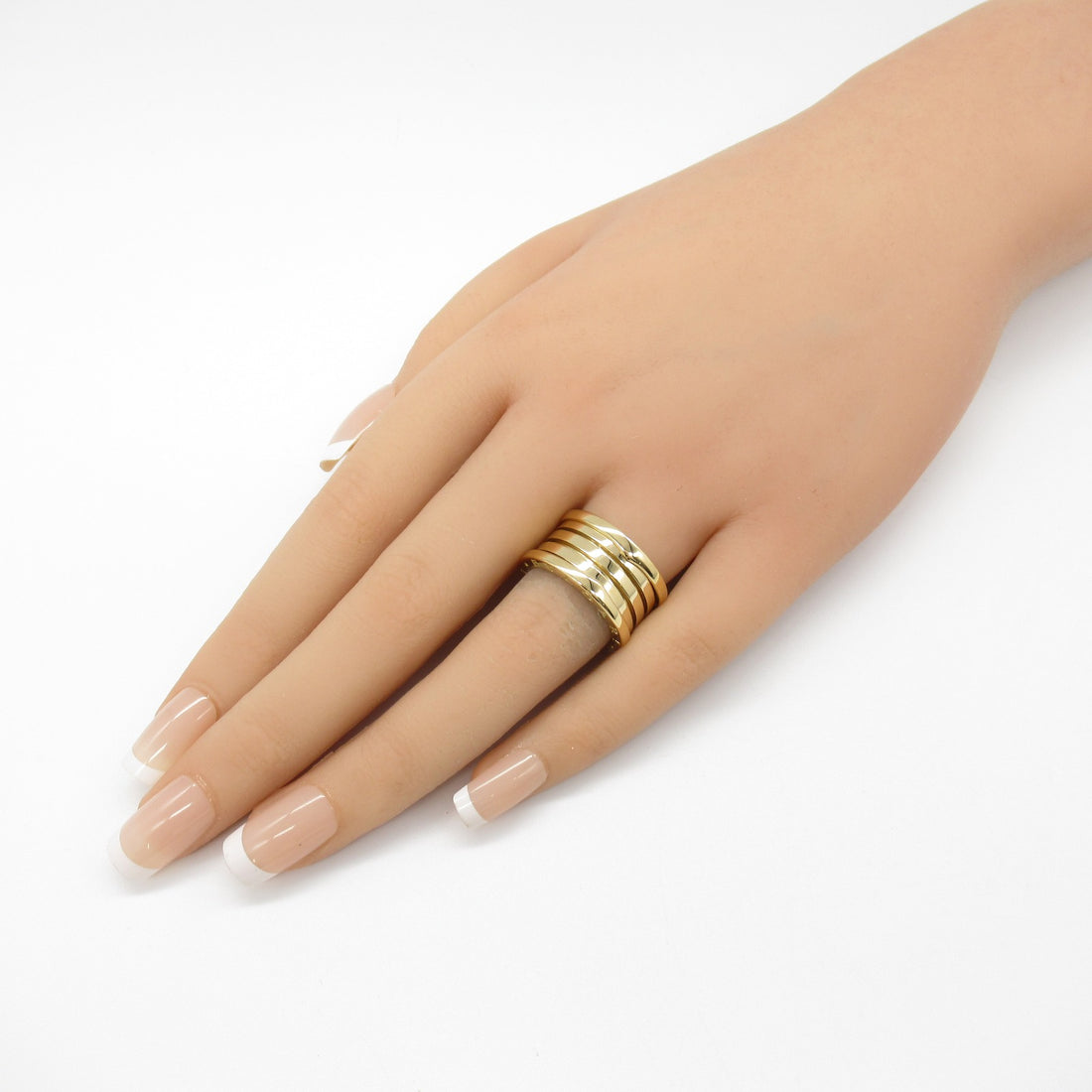 Bvlgari B-zero1 4 Band Ring K18 Yellow Gold