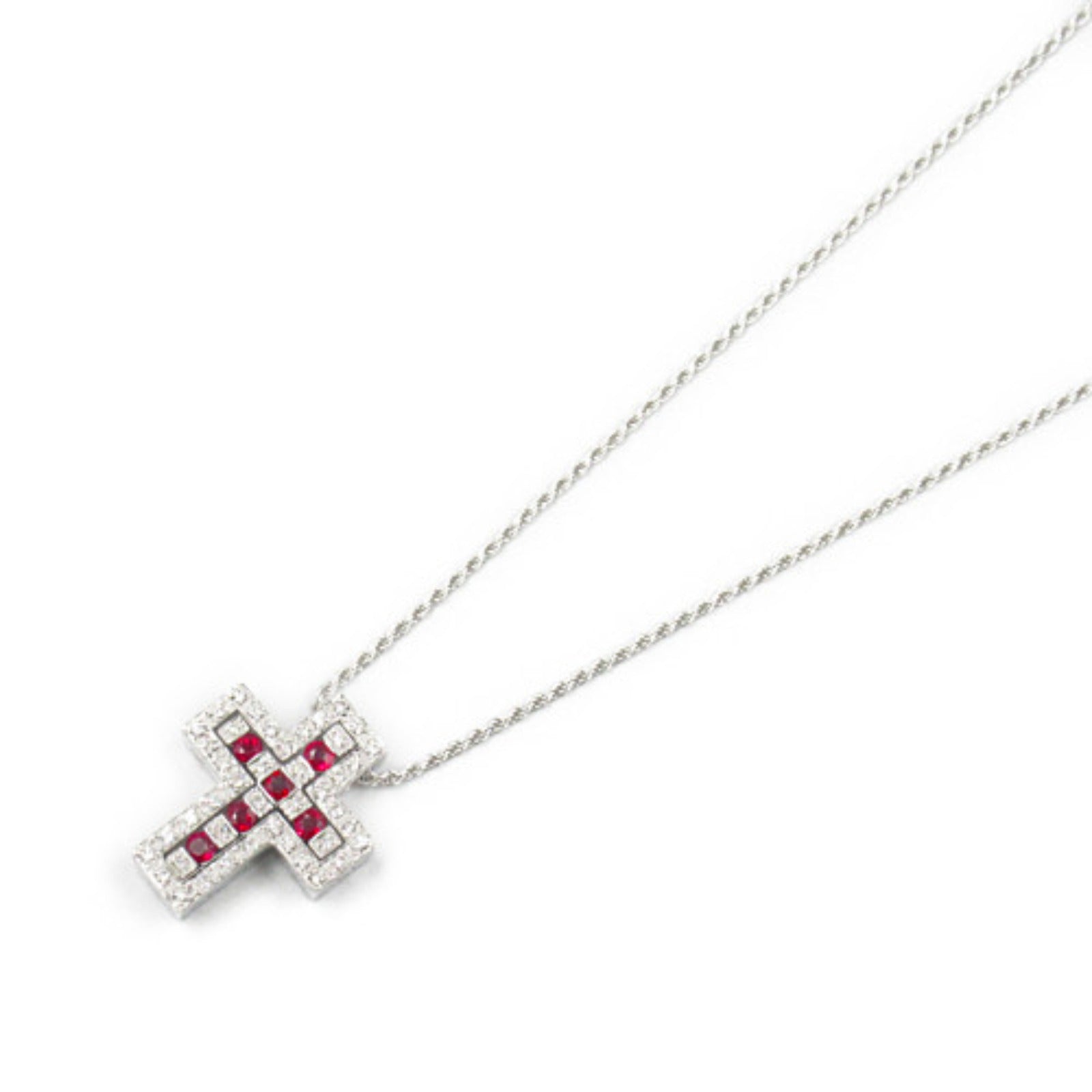 Damiani Belle Epoque Ruby Diamond Necklace K18WG