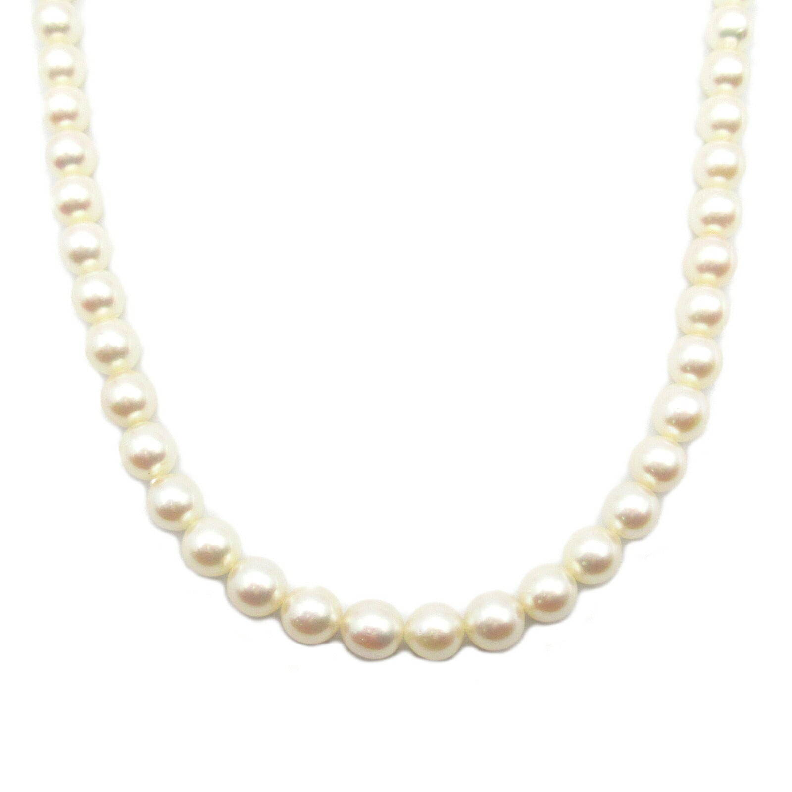 Tasaki Akoya Pearl Silver Necklace