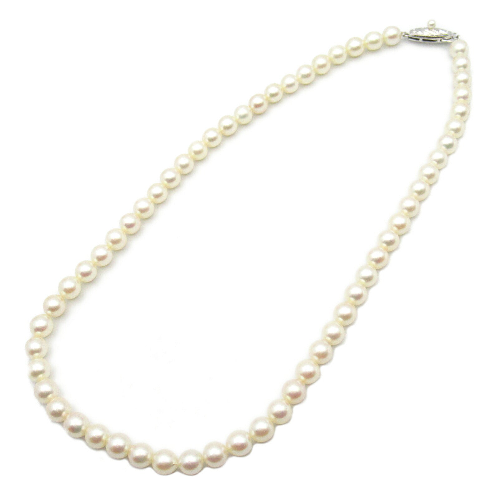 Tasaki Akoya Pearl Silver Necklace