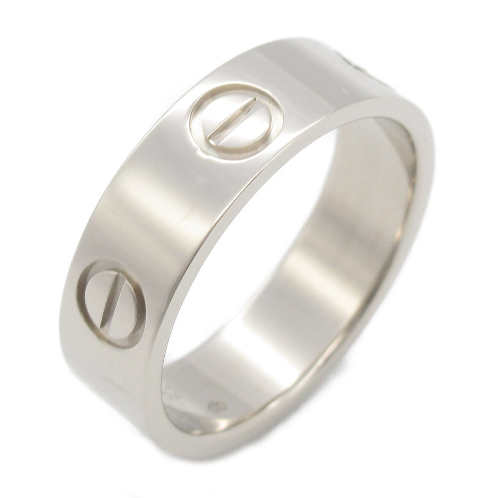 Cartier Love Ring K18 White Gold