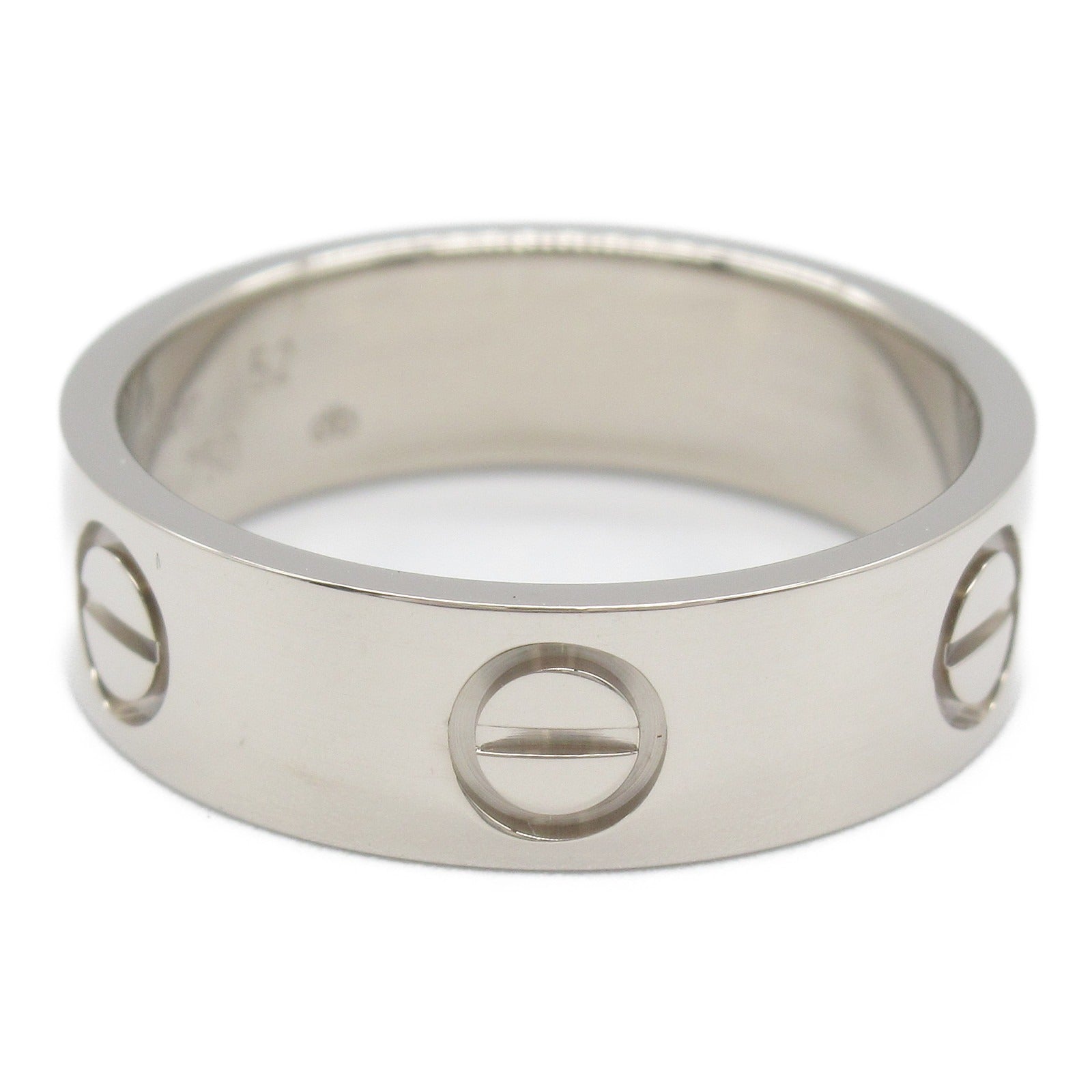 Cartier Love Ring K18 White Gold