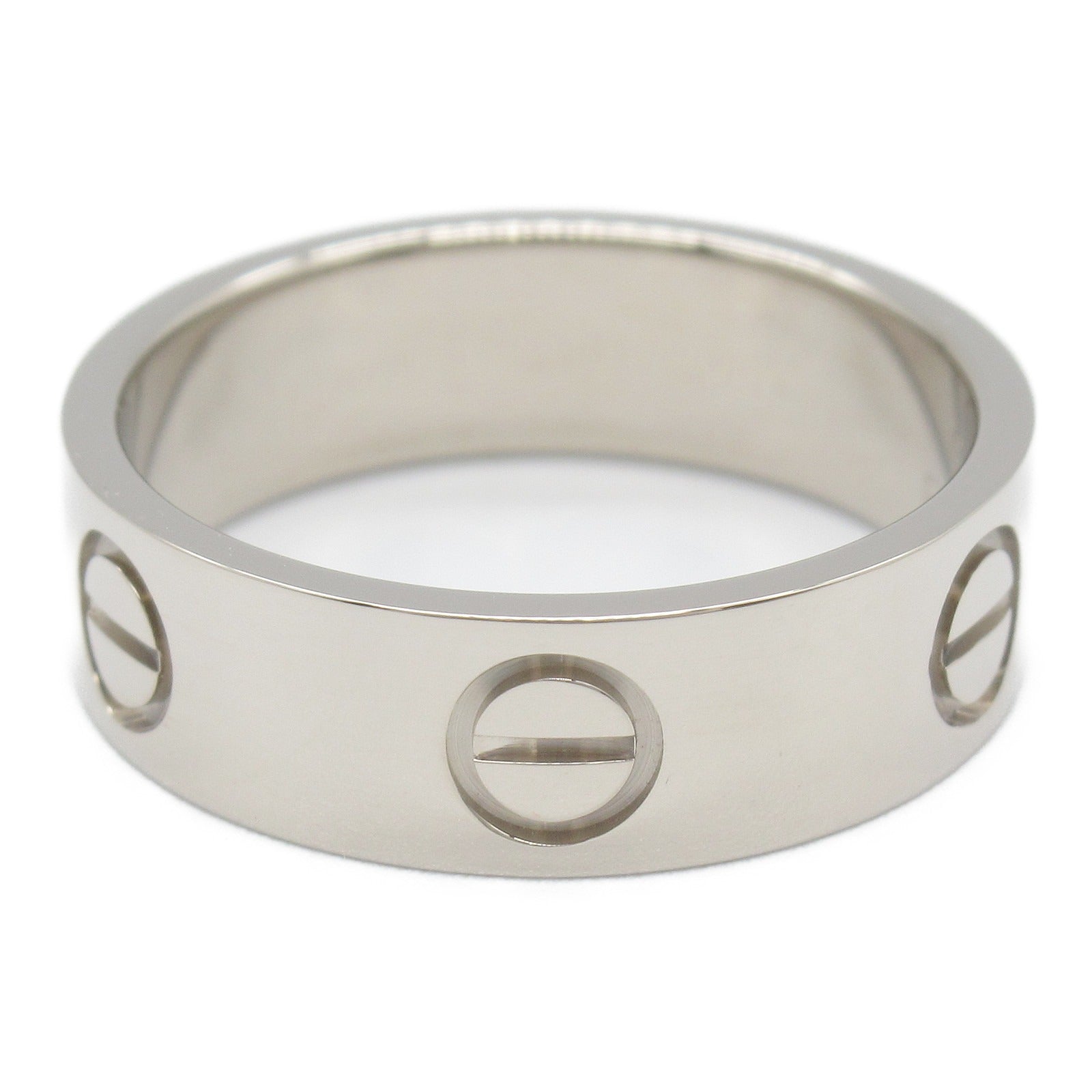 Cartier Love Ring K18 White Gold