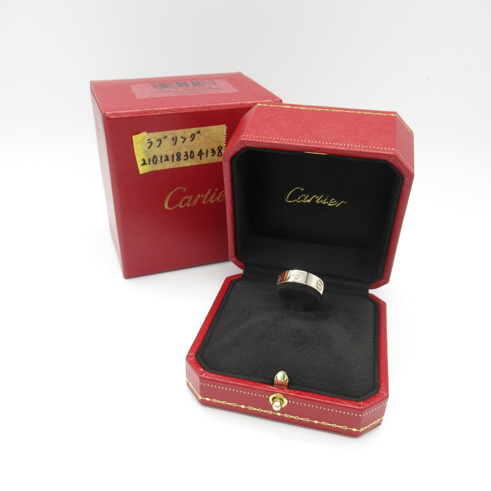 Cartier Love Ring K18 White Gold