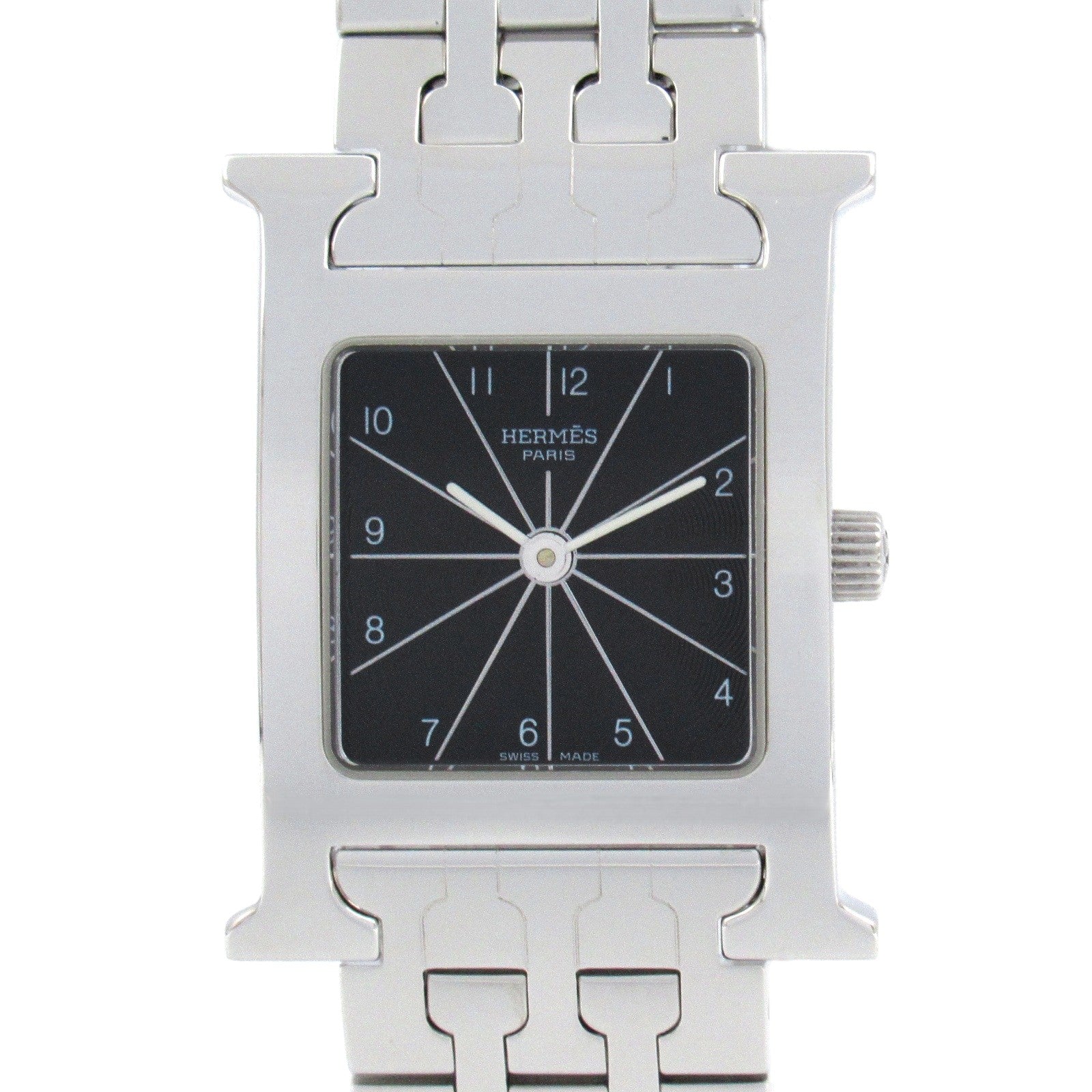 Hermes H Watch Stainless Steel Quartz Watch