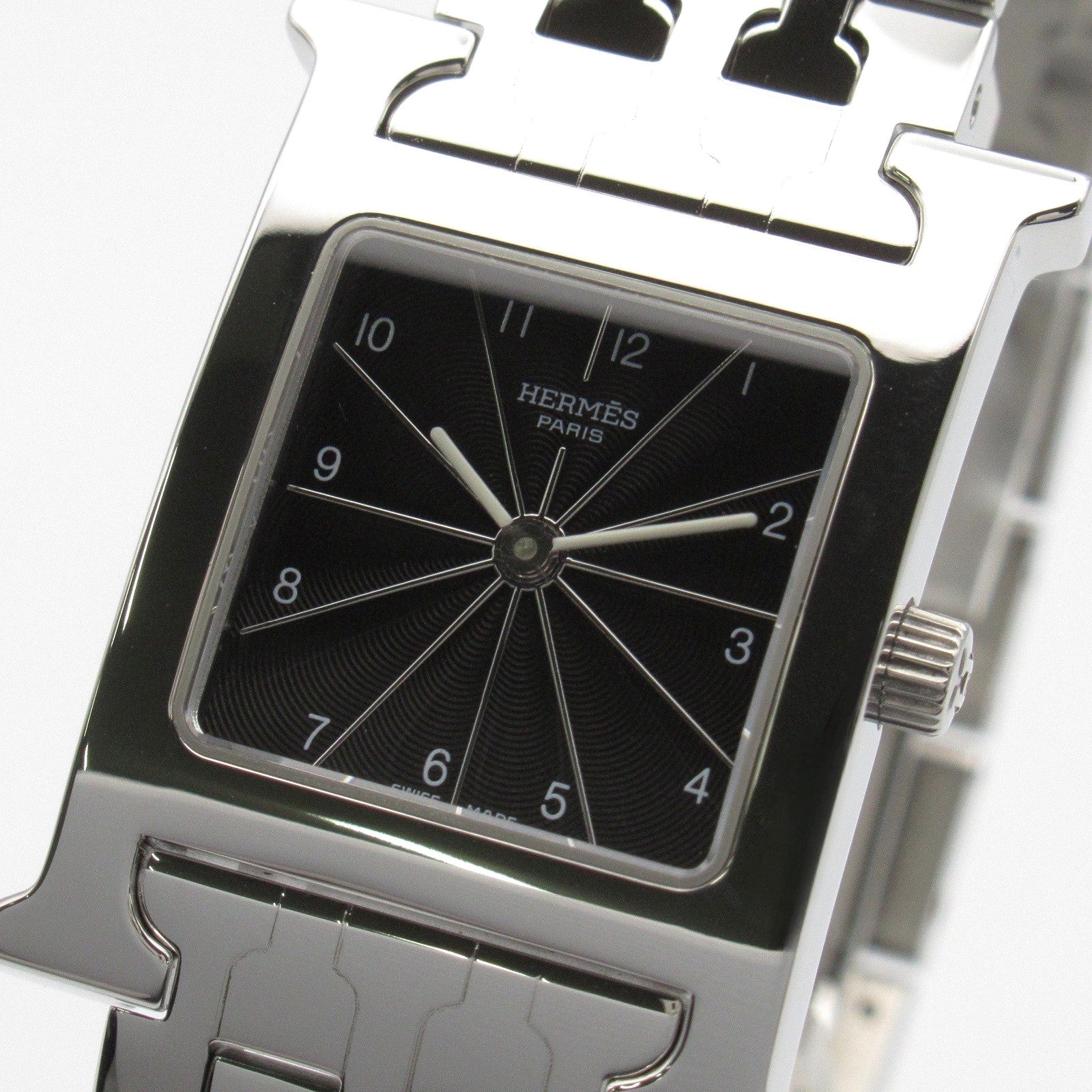 Hermes H Watch Stainless Steel Quartz Watch