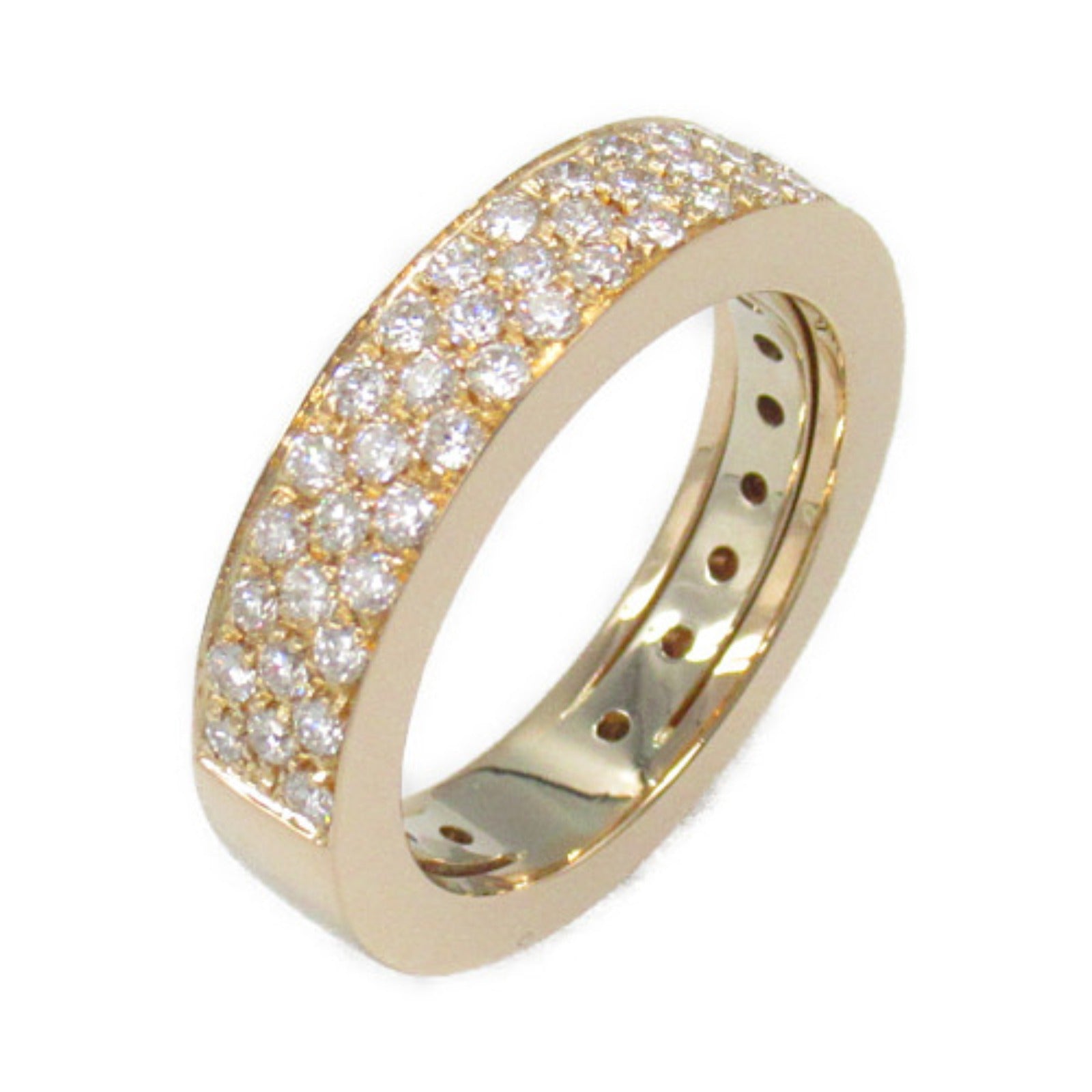 K18PG Pink Gold Diamond Ring Jewelry