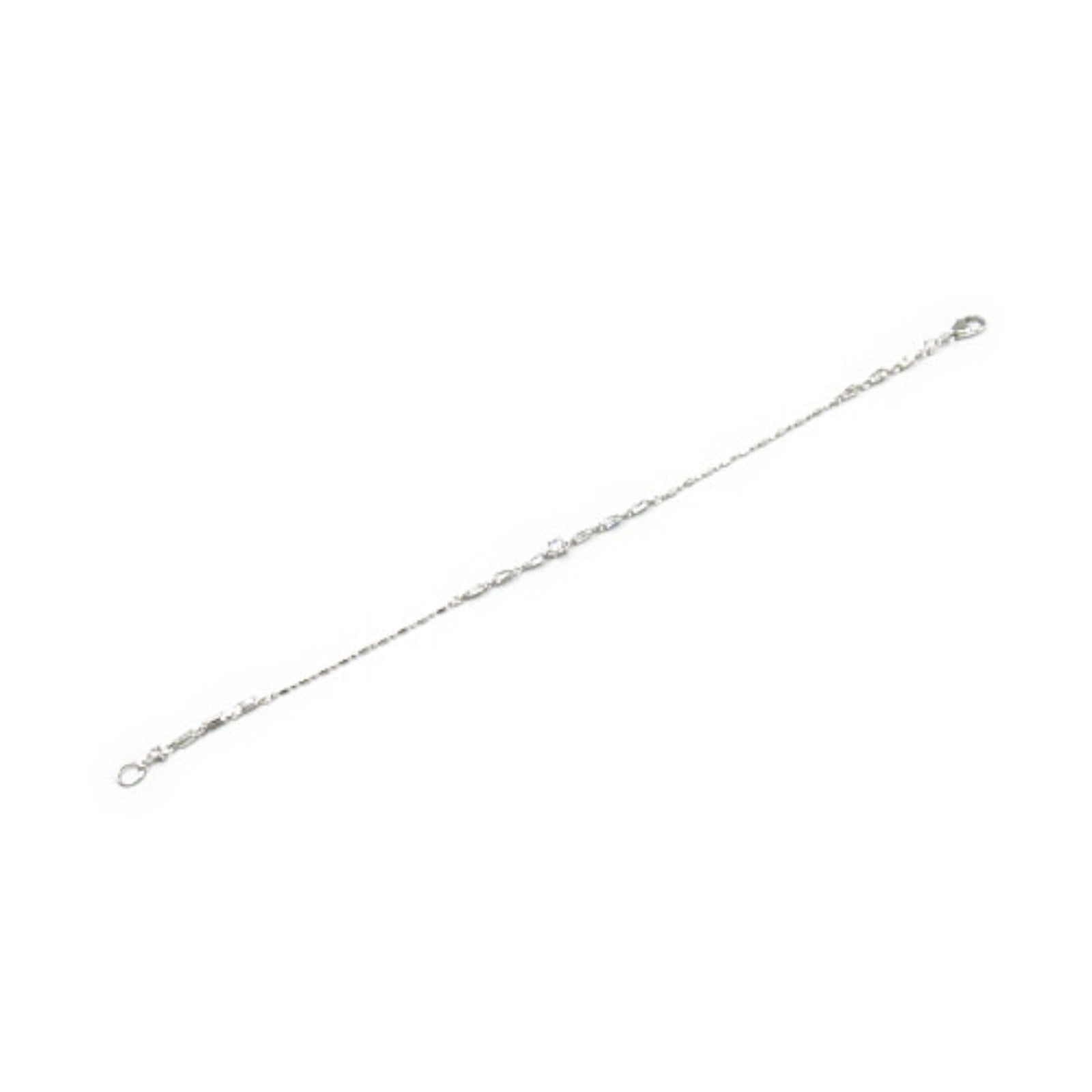 K18WG White Gold Diamond Bracelet Jewelry