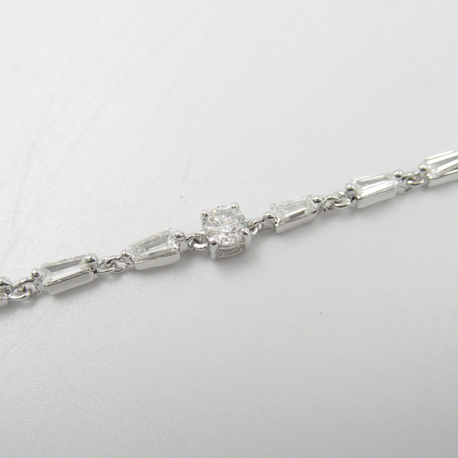 K18WG White Gold Diamond Bracelet Jewelry