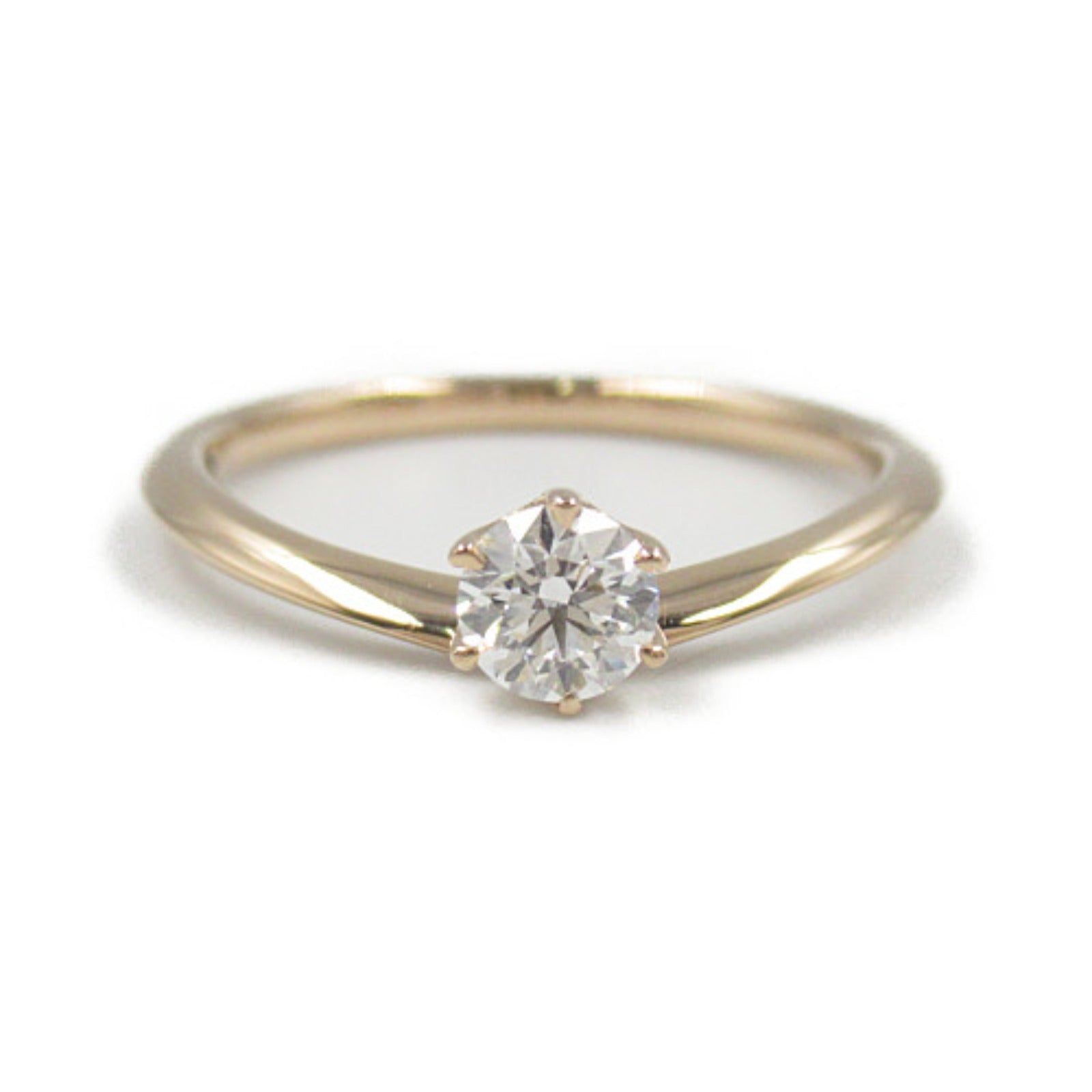 K18PG Pink Gold Diamond Ring Jewelry