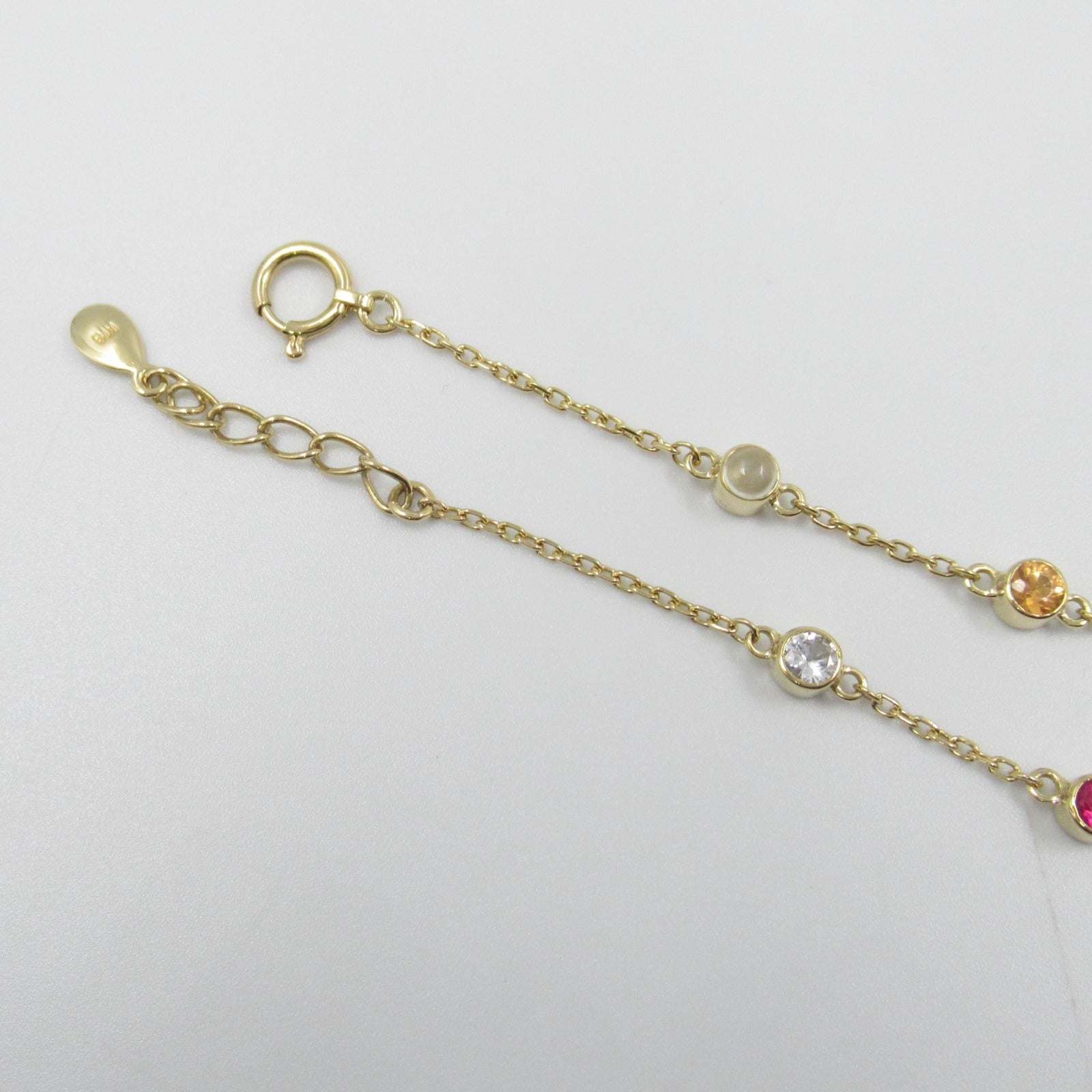 K18 Yellow Gold Multi-Color Bracelet