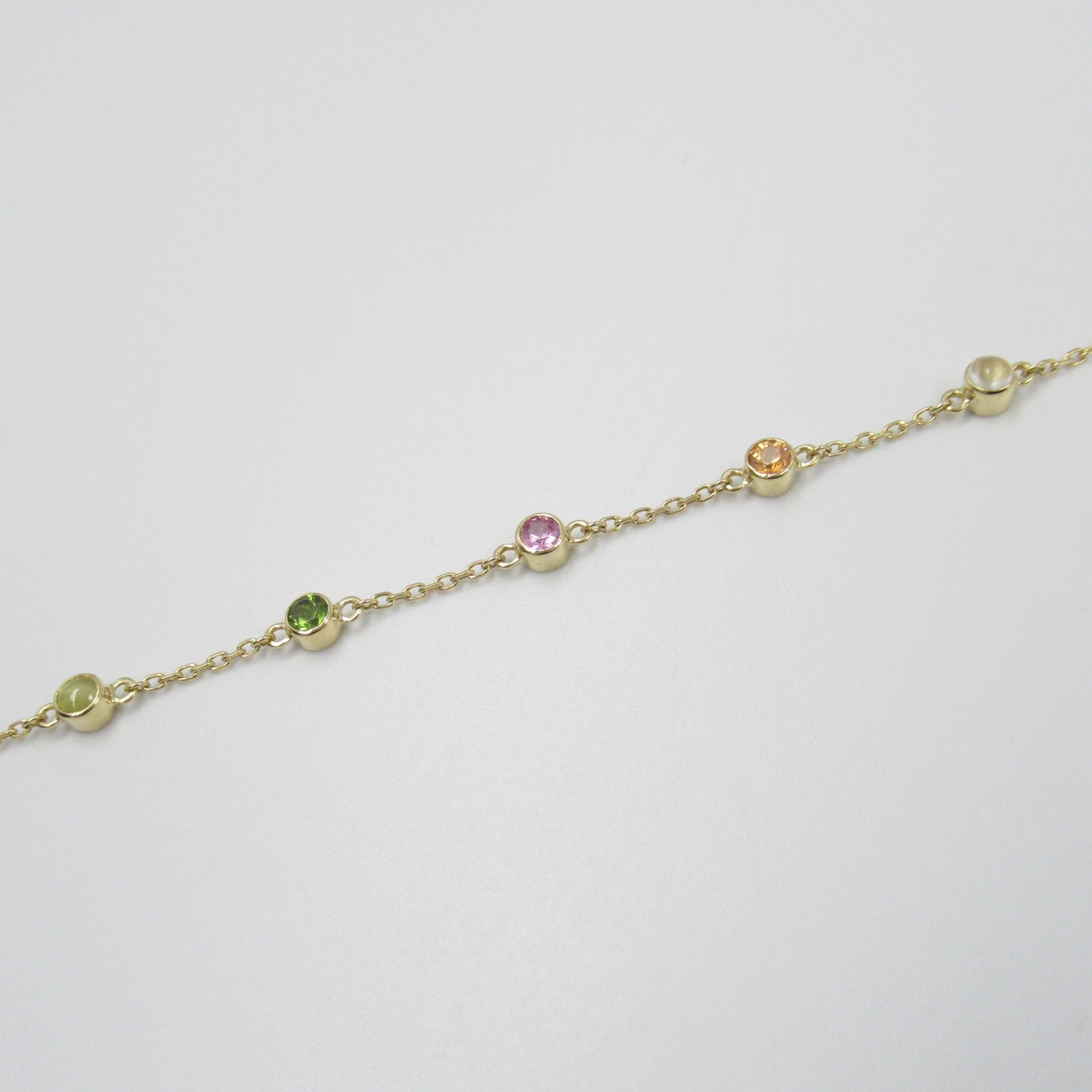 K18 Yellow Gold Multi-Color Bracelet