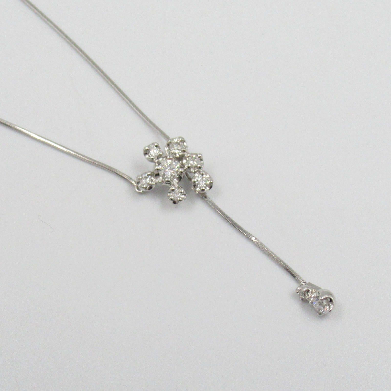 Vendome Aoyama Diamond Necklace Platinum Jewelry