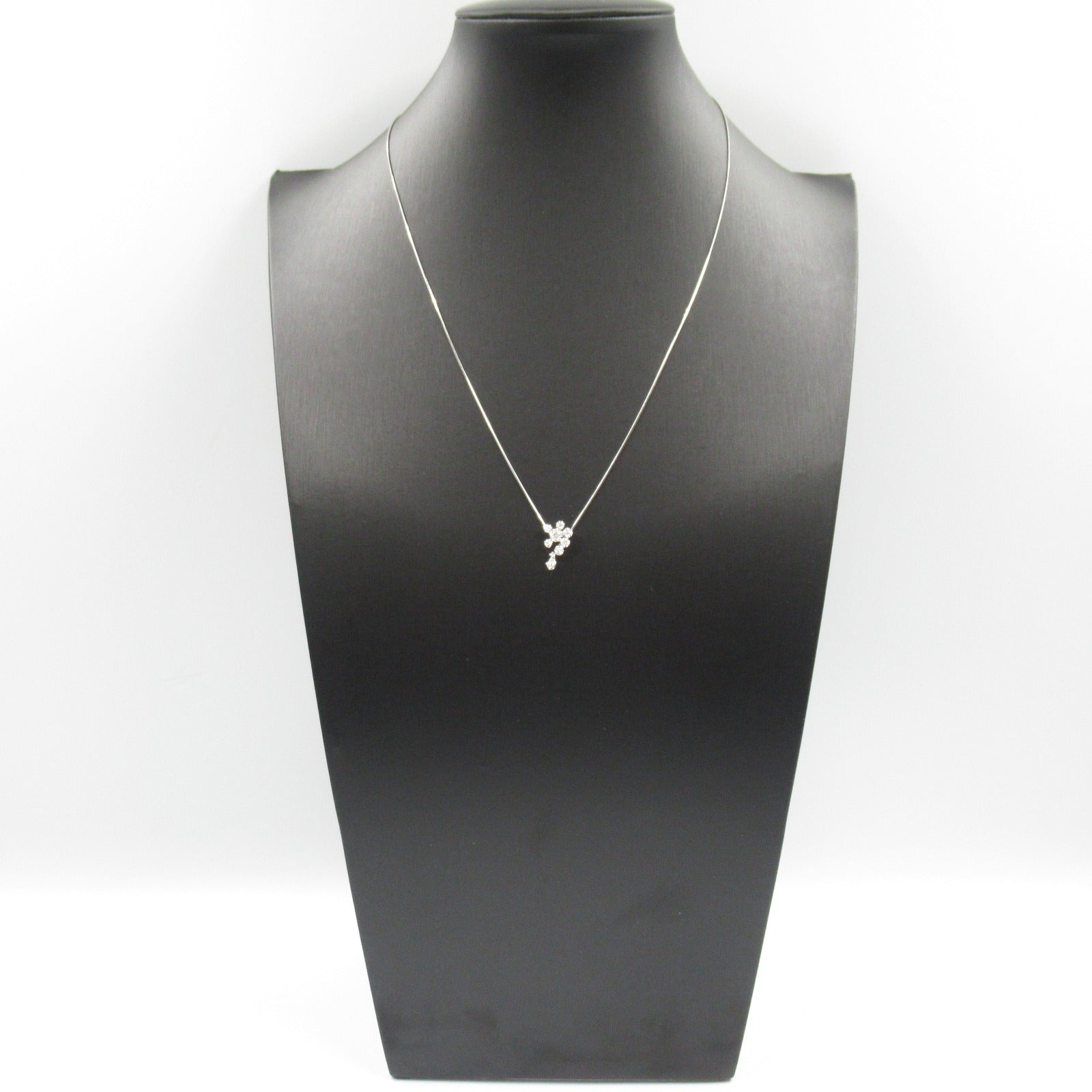 Vendome Aoyama Diamond Necklace Platinum Jewelry