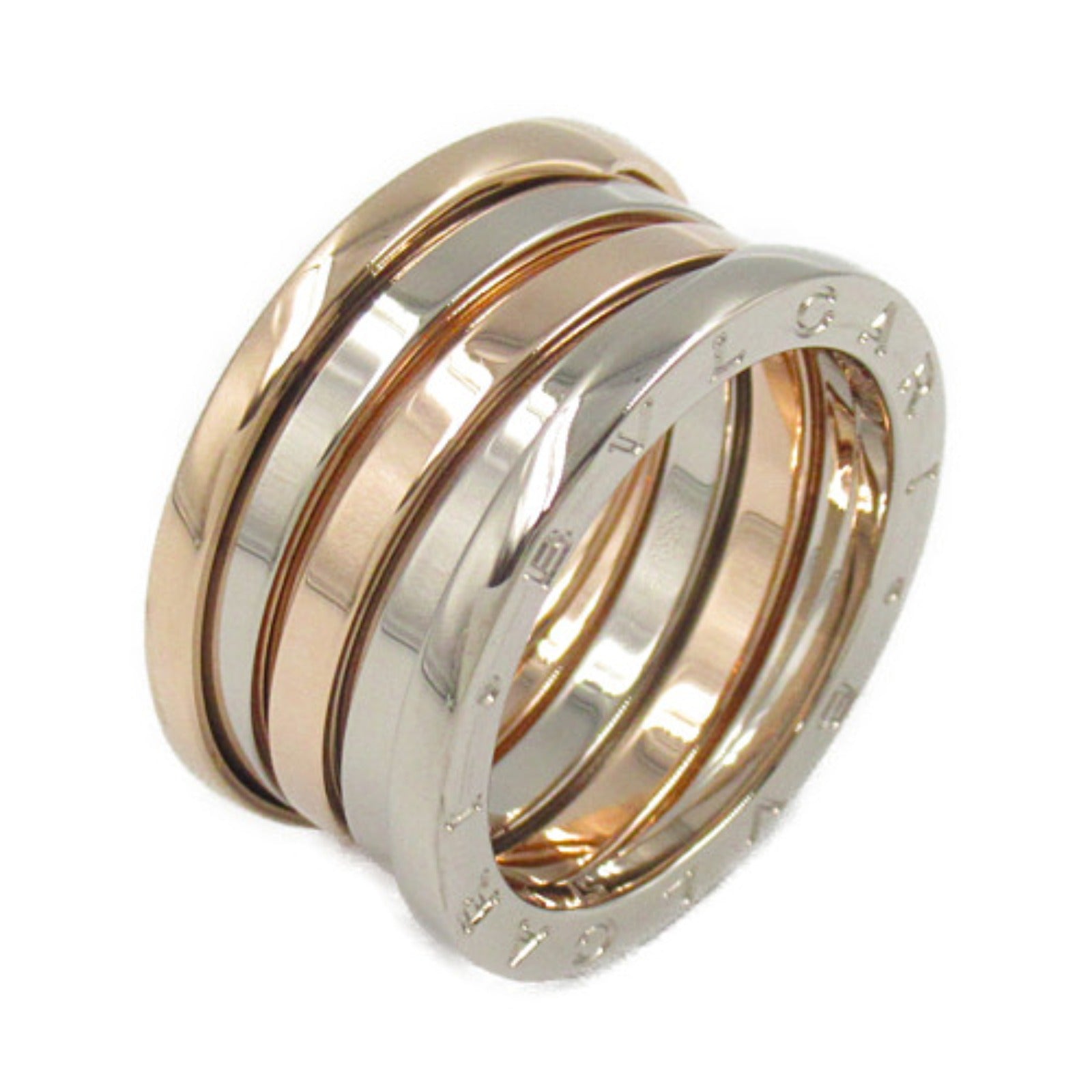 Bvlgari B-zero1 Ring K18PG K18WG Gold Silver