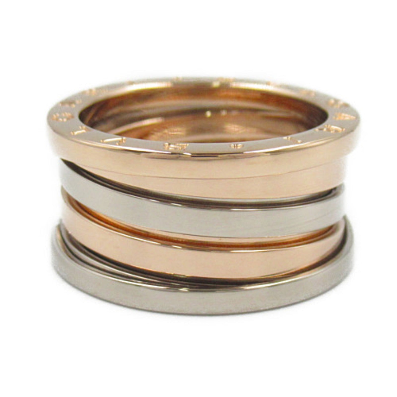 Bvlgari B-zero1 Ring K18PG K18WG Gold Silver