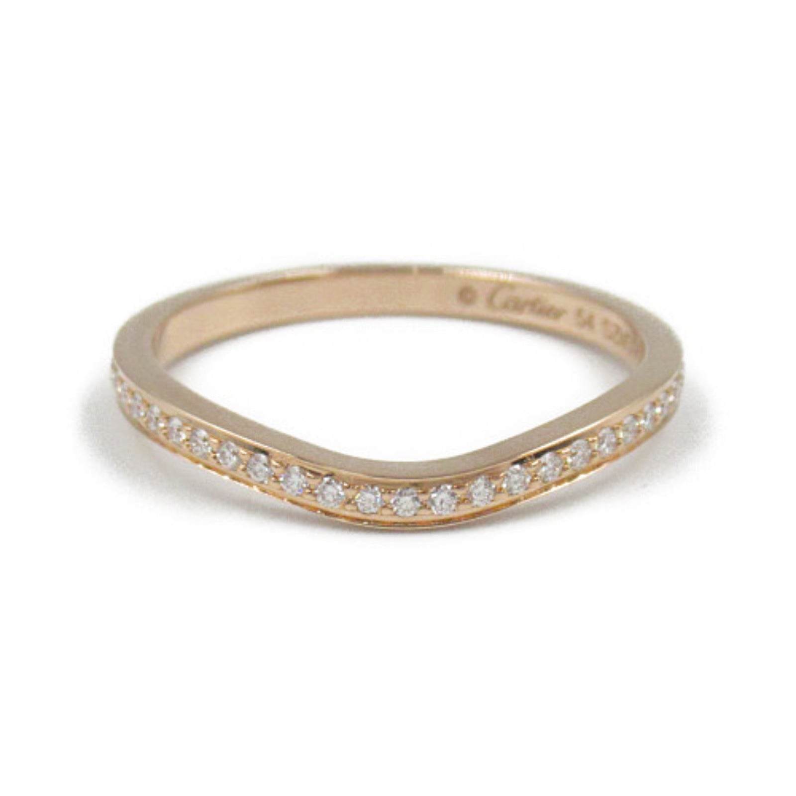 Cartier Ballerina Diamond Ring K18PG Pink Gold