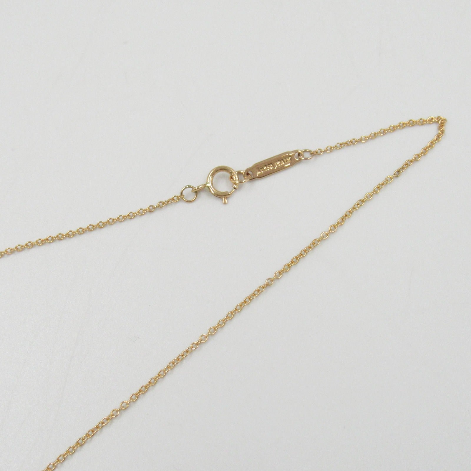 Tiffany & Co Diamond K18PG Pink Gold Necklace