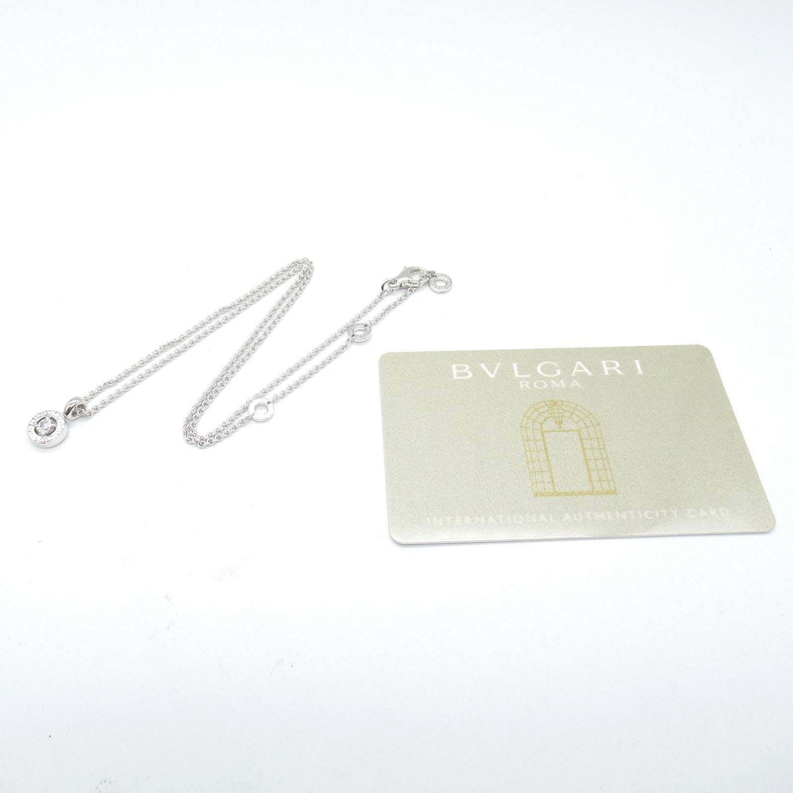 Bvlgari Diamond Necklace K18WG White Gold