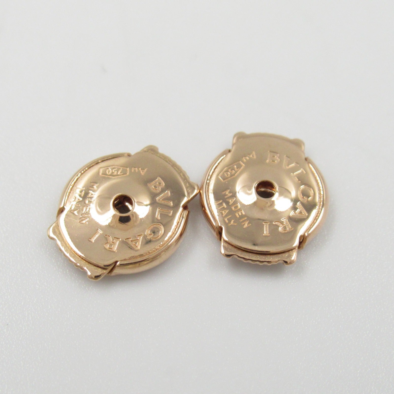 Bvlgari B-zero1 Earrings K18PG Pink Gold Ceramic