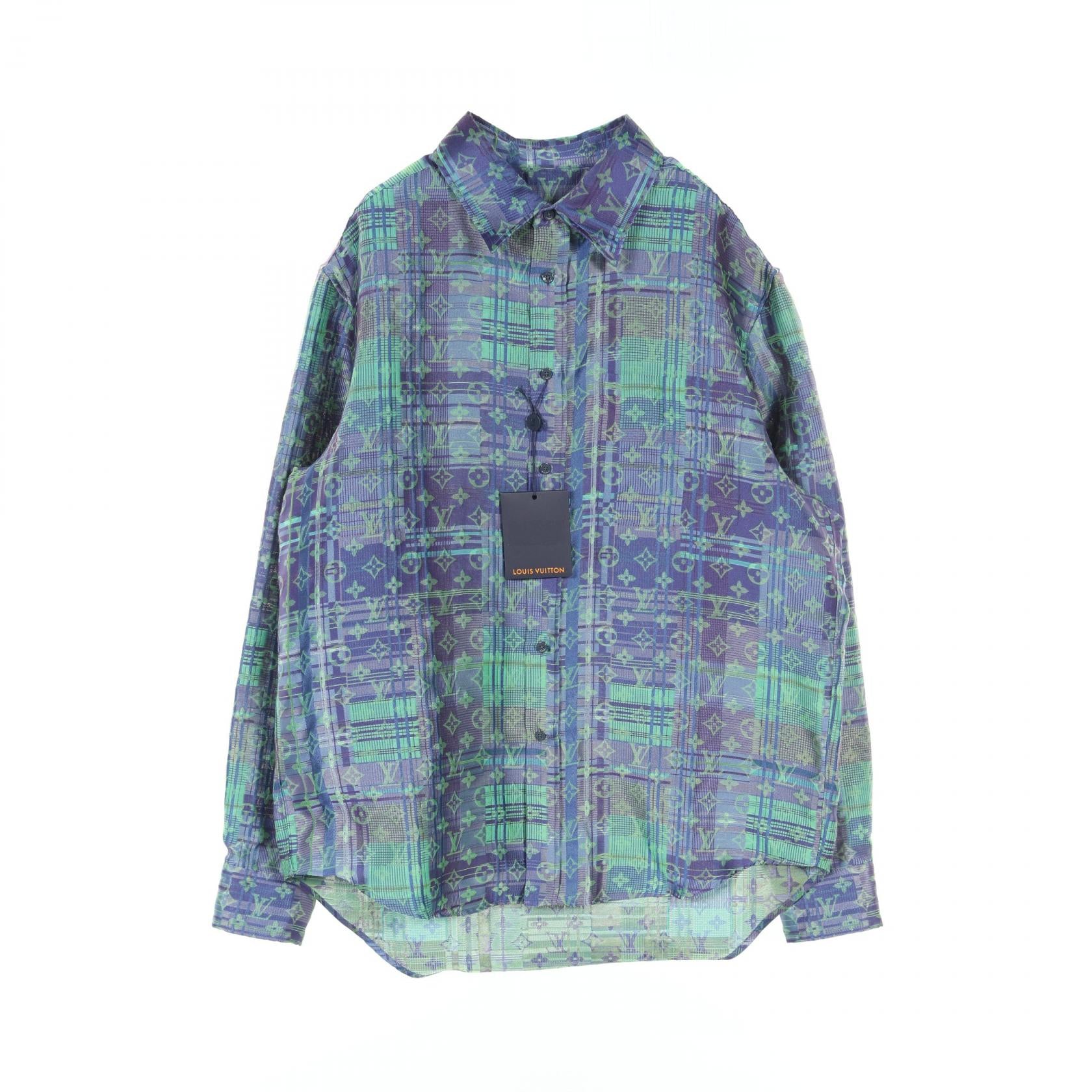 Louis Vuitton Monogram Neon Check Shirt