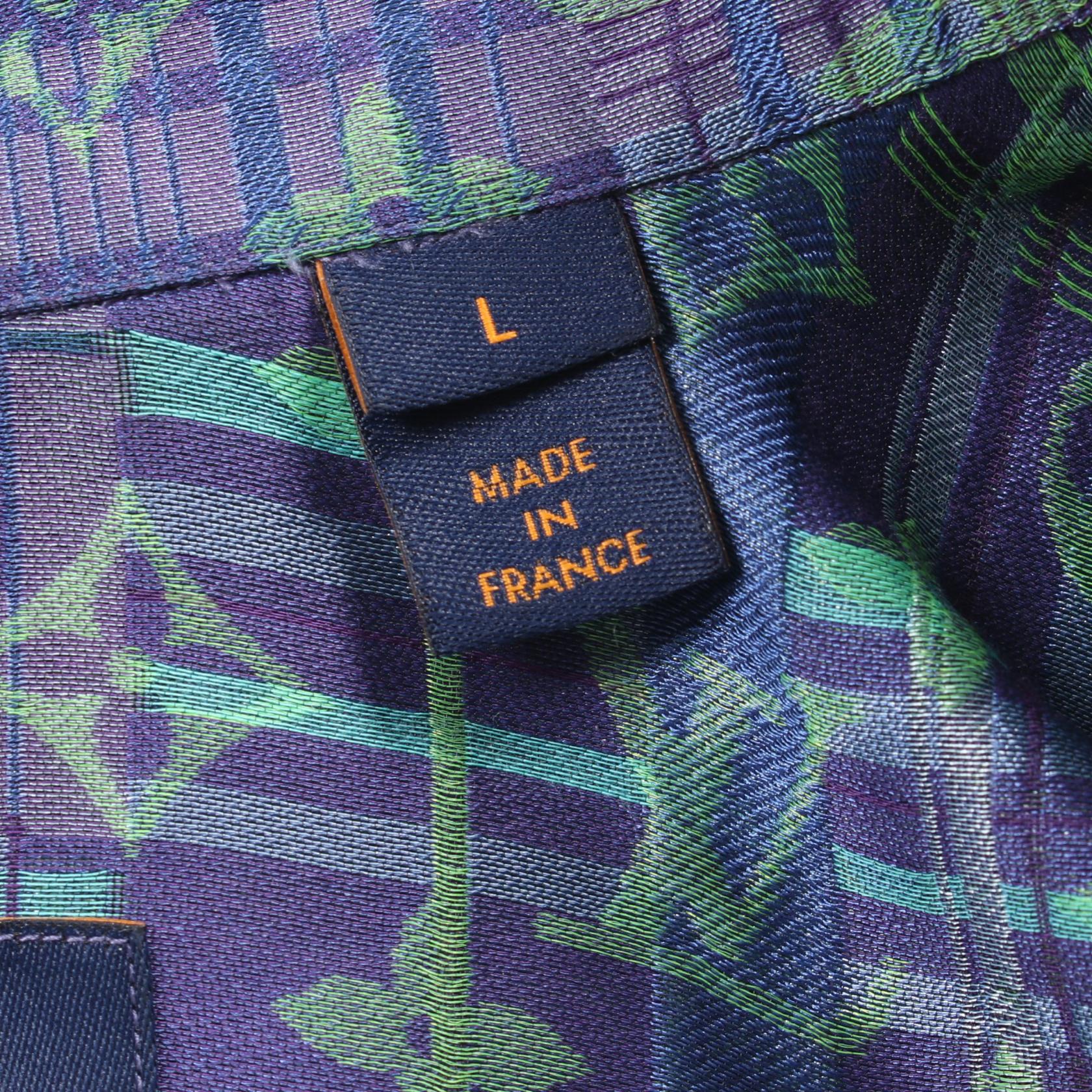 Louis Vuitton Monogram Neon Check Shirt