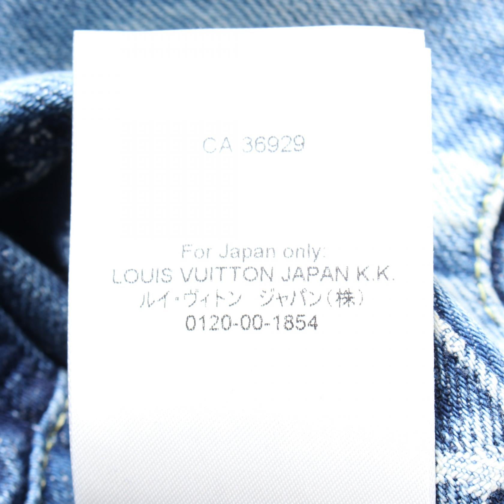 Louis Vuitton Monogram Patchwork Denim Jacket