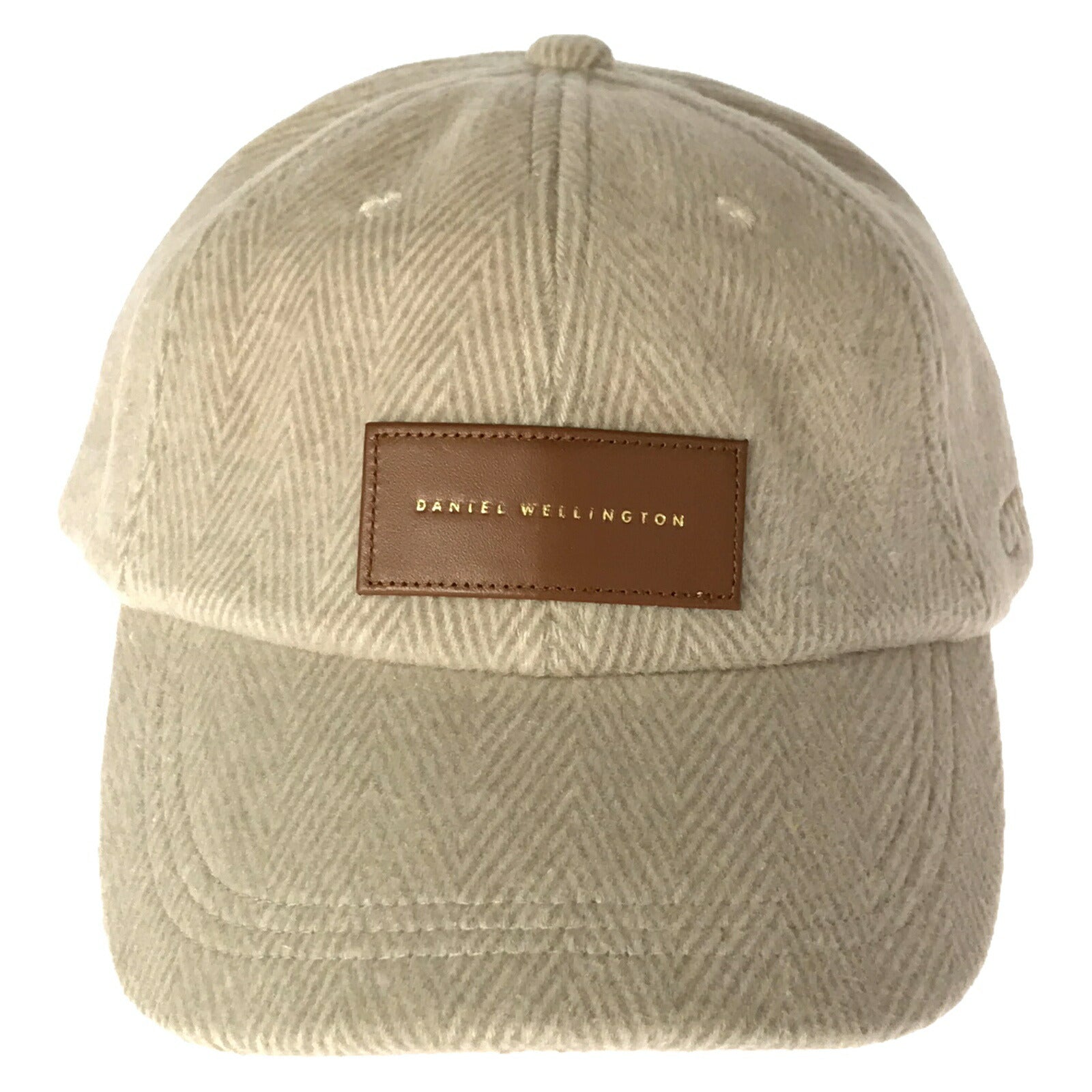 Daniel Wellington Tweed Baseball Cap Polyester Beige