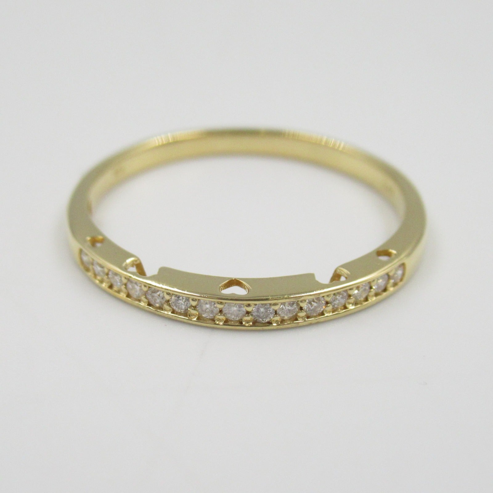 K18 Yellow Gold Diamond Ring Jewelry