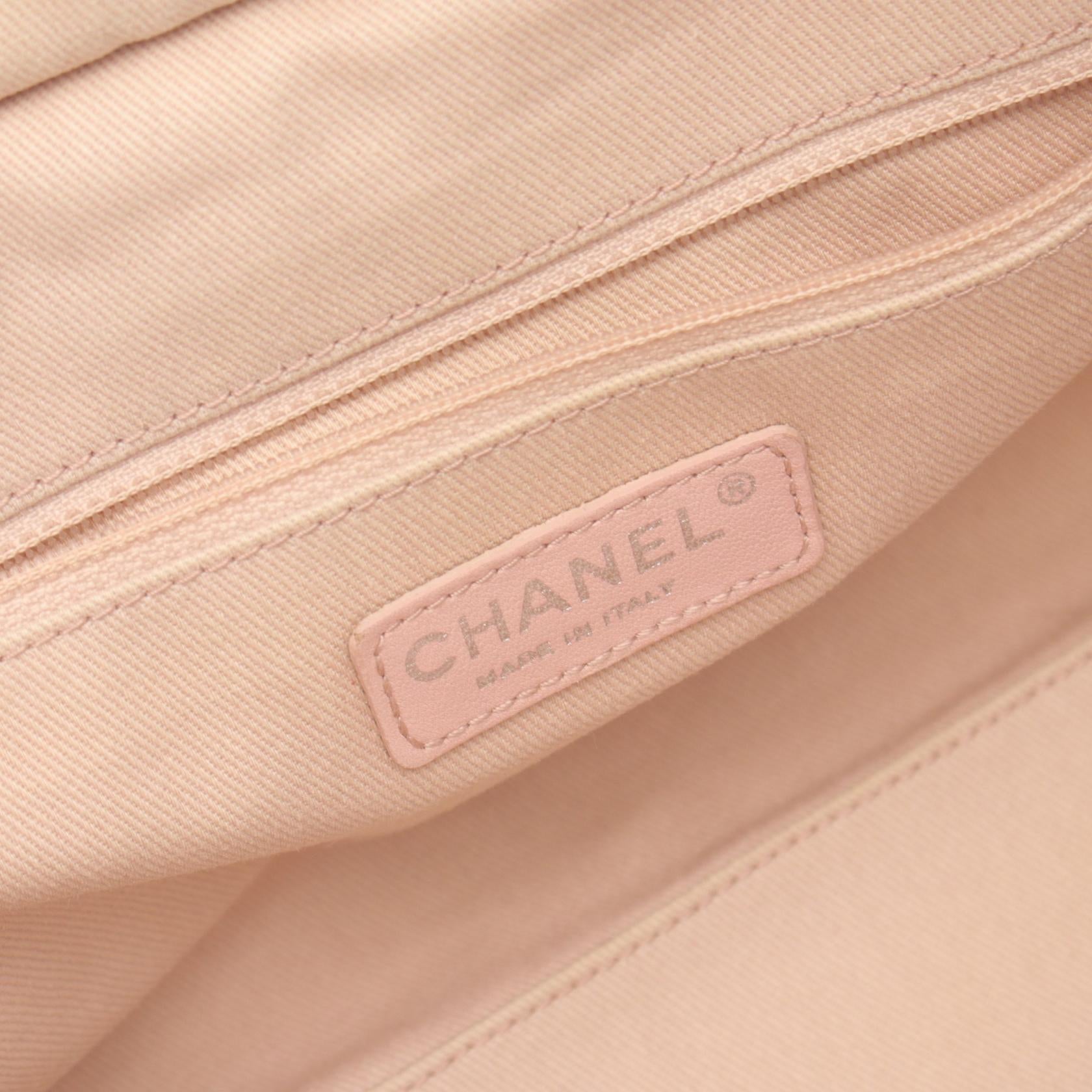 Chanel Canvas Leather Bowling Shoulder Bag