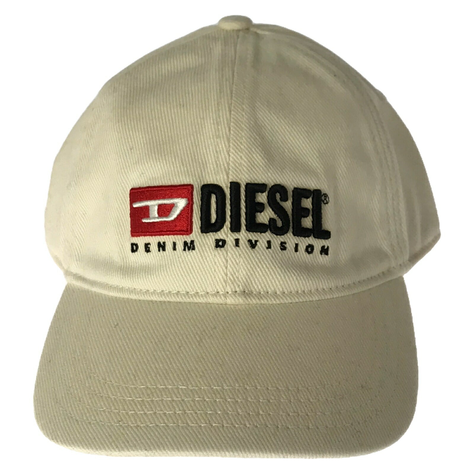 DIESEL Cotton Baseball Cap Hat White