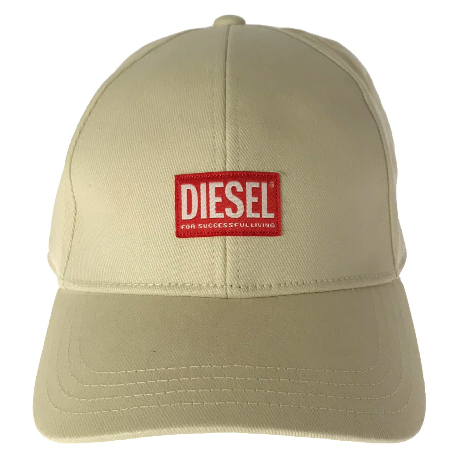 DIESEL Cotton Baseball Cap Hat White