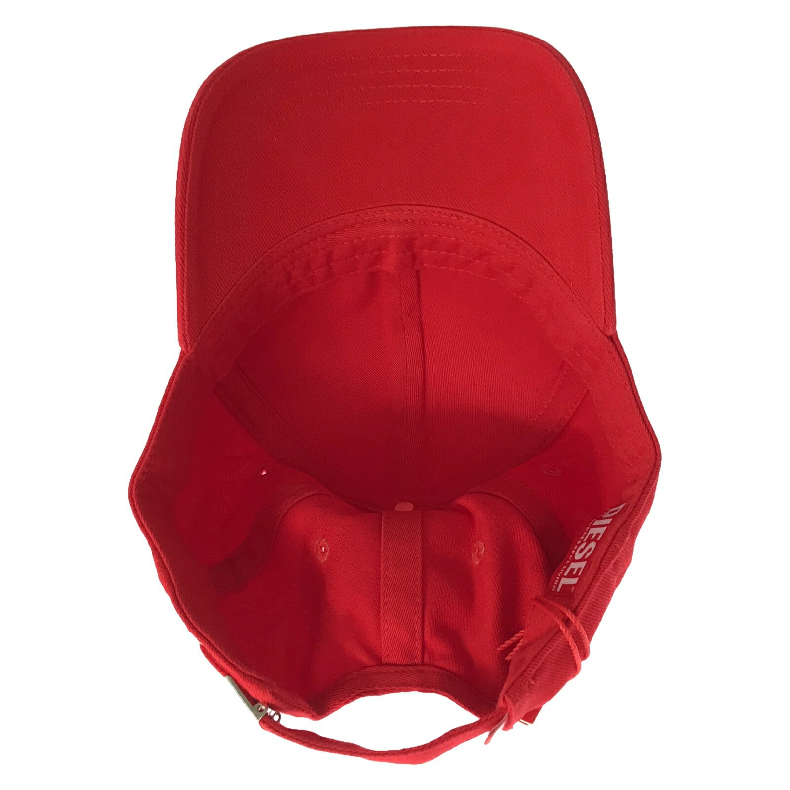 DIESEL Cotton Baseball Cap Hat Red