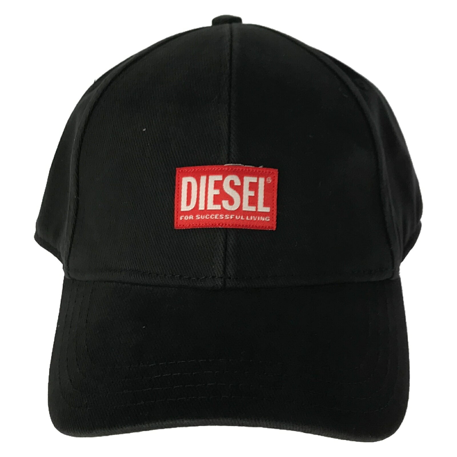 DIESEL Cotton Baseball Cap Black