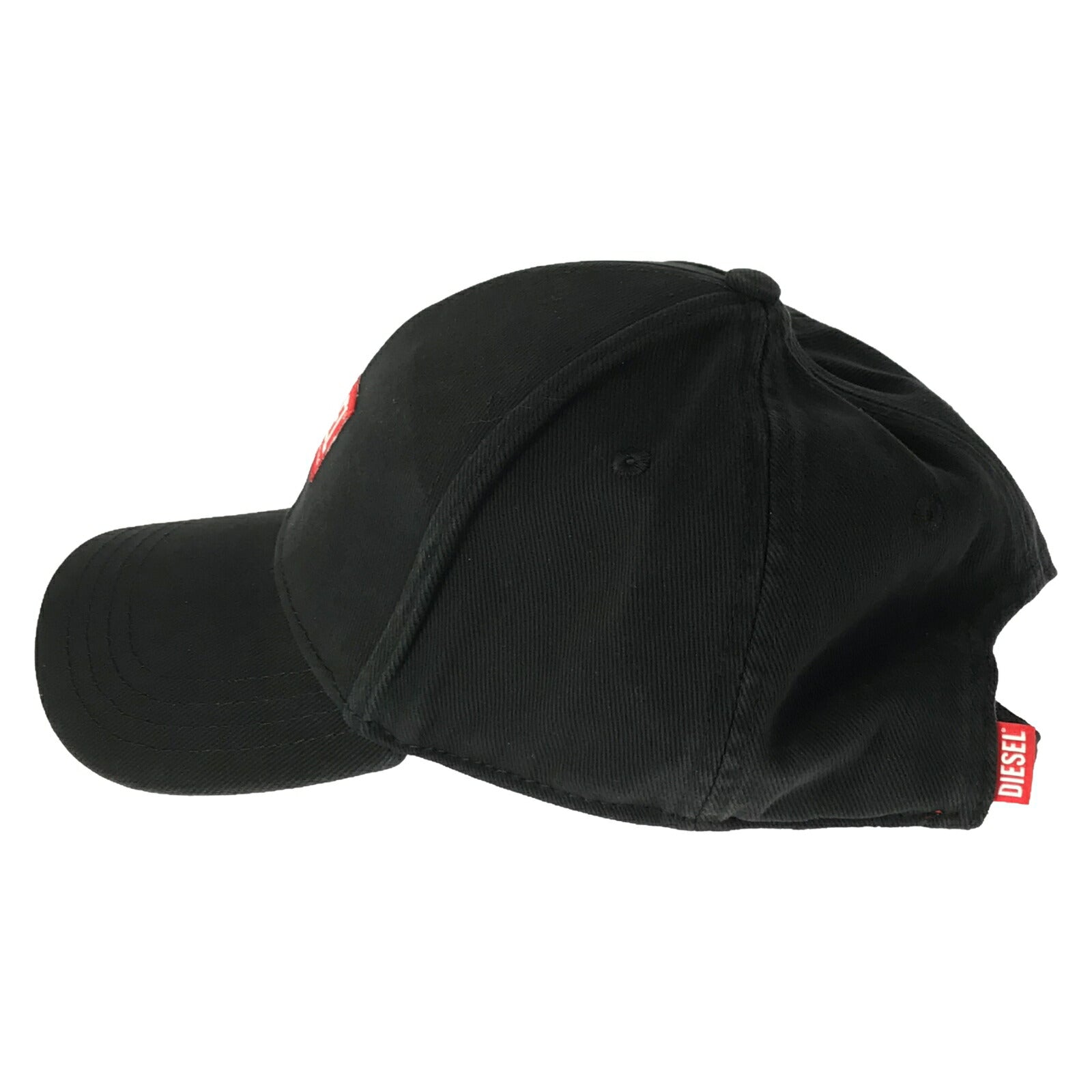 DIESEL Cotton Baseball Cap Black