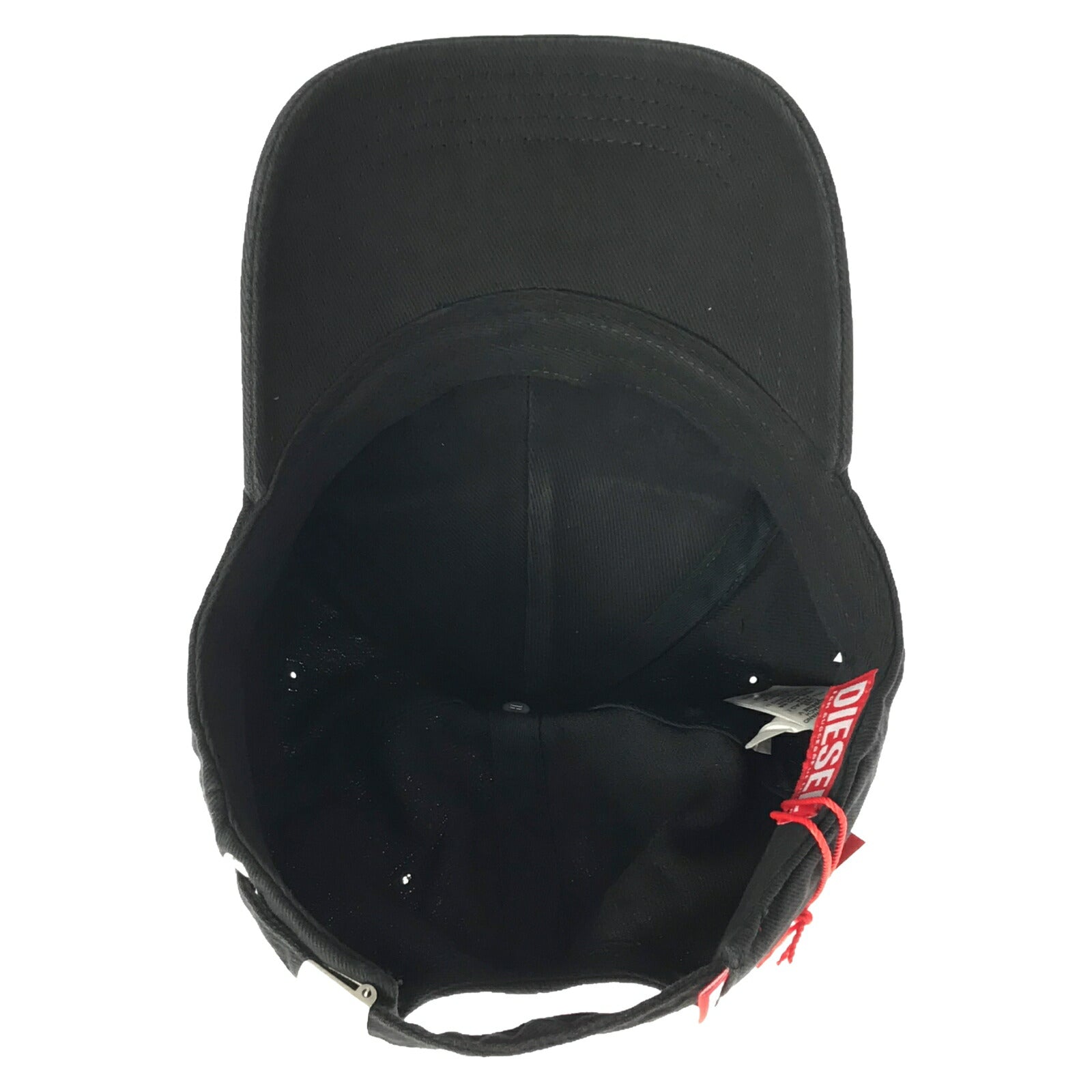 DIESEL Cotton Baseball Cap Black