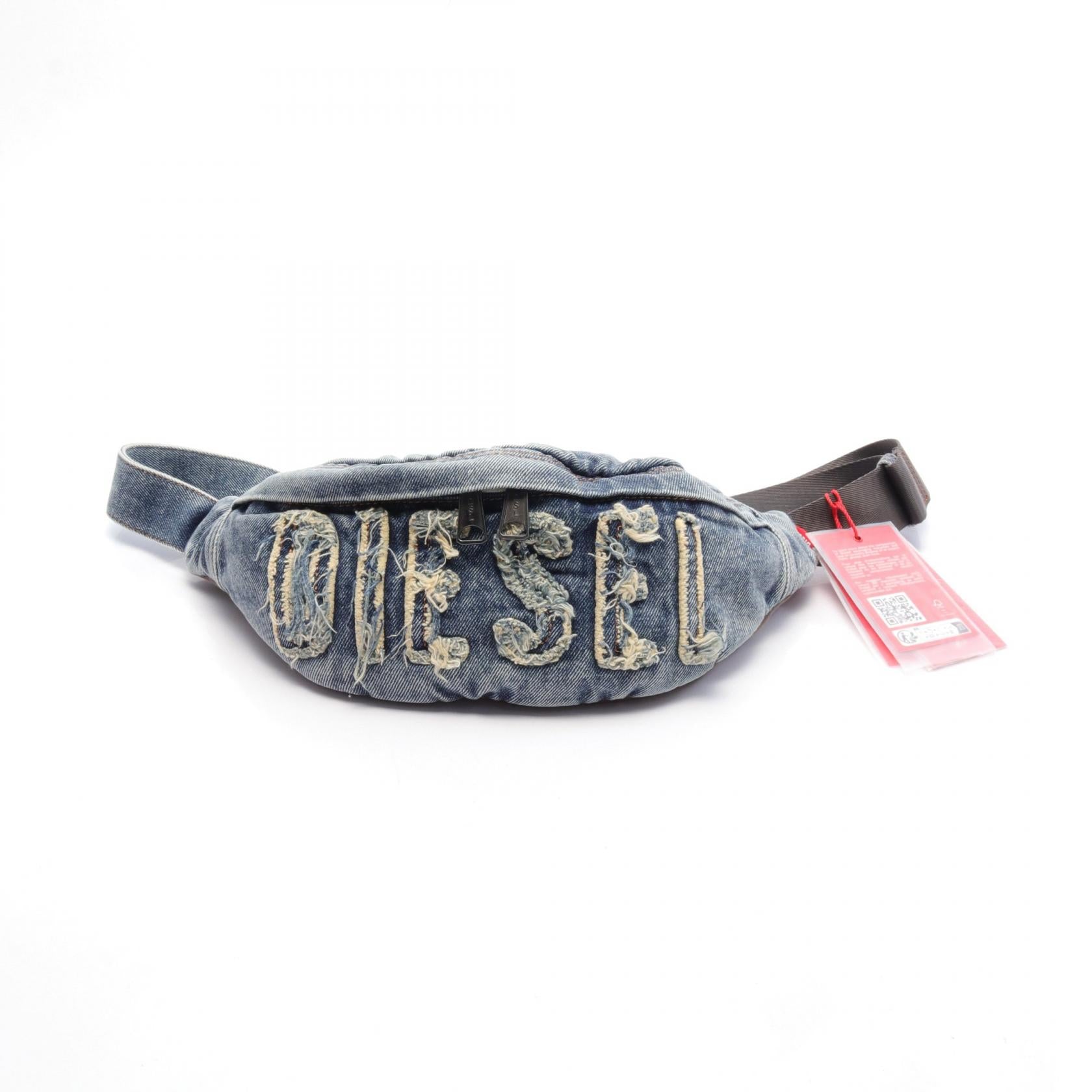 DIESEL RAVE Belt Bag Denim Canvas Waist Bag