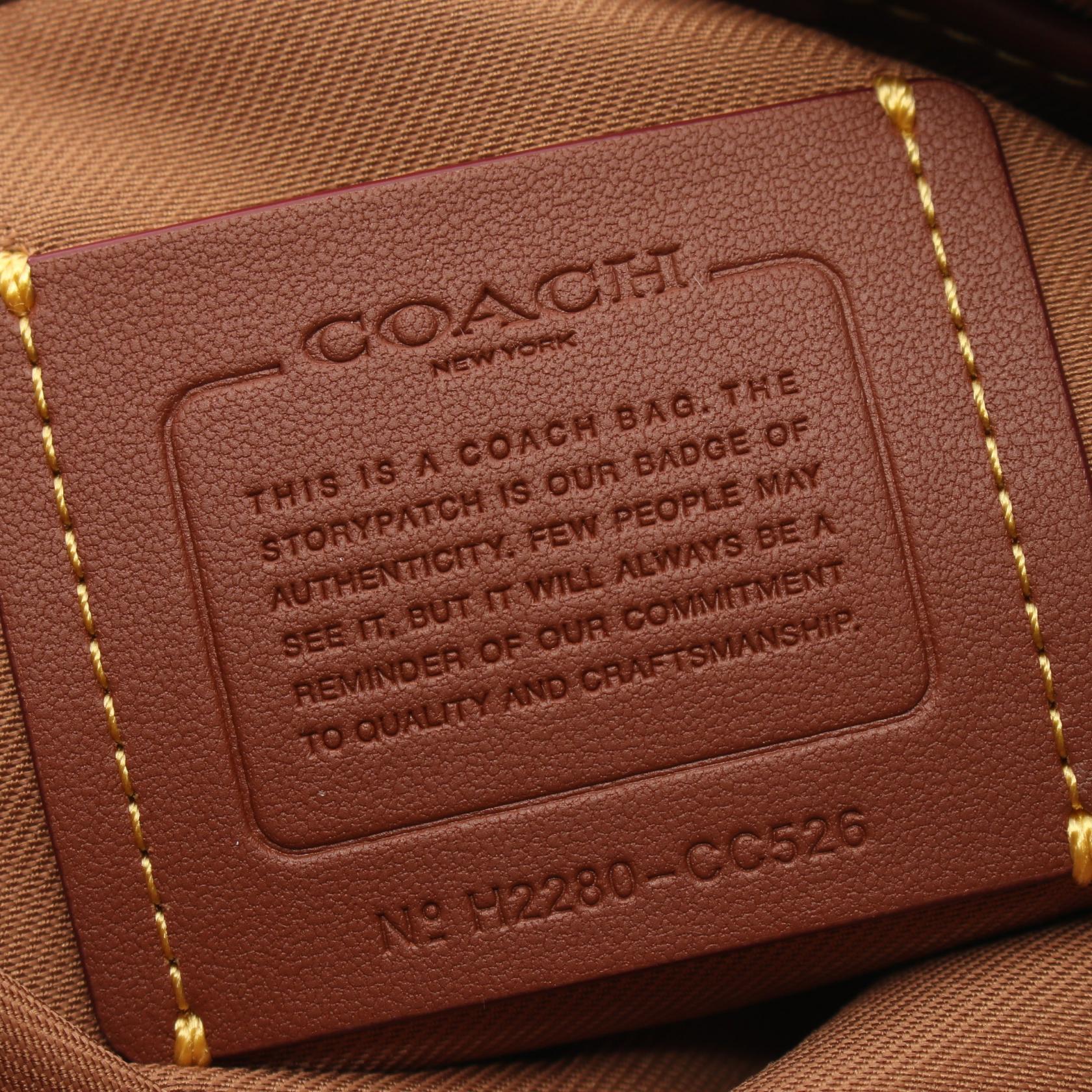 Coach Leather Kit Messenger Crossbody Bag