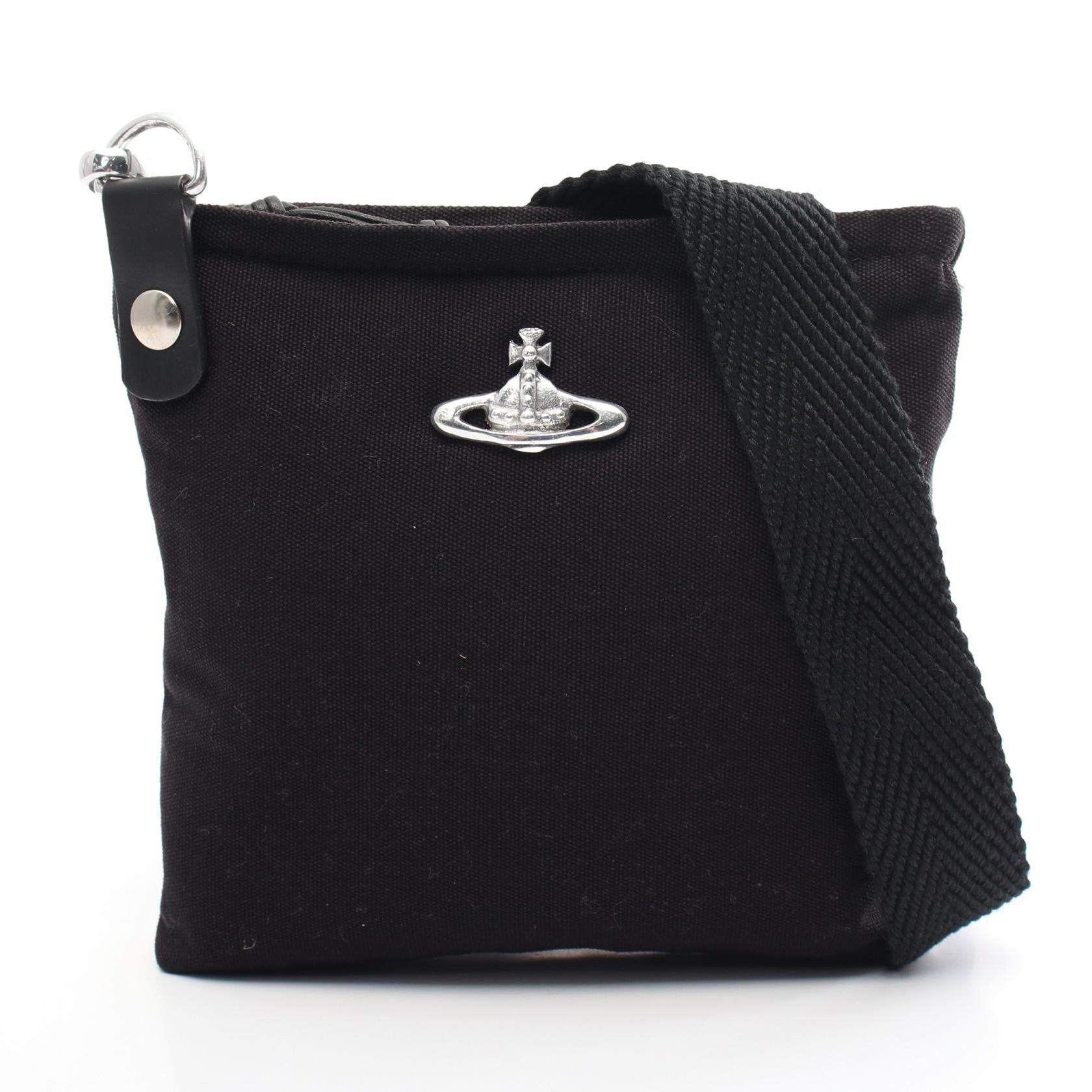 Vivienne Westwood Crossbody Bag Black Canvas