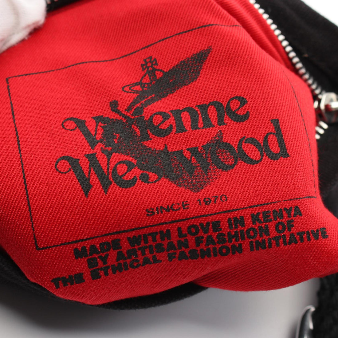 Vivienne Westwood Crossbody Bag Black Canvas