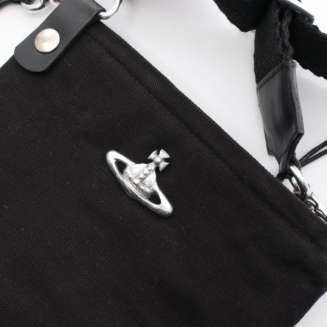 Vivienne Westwood Crossbody Bag Black Canvas