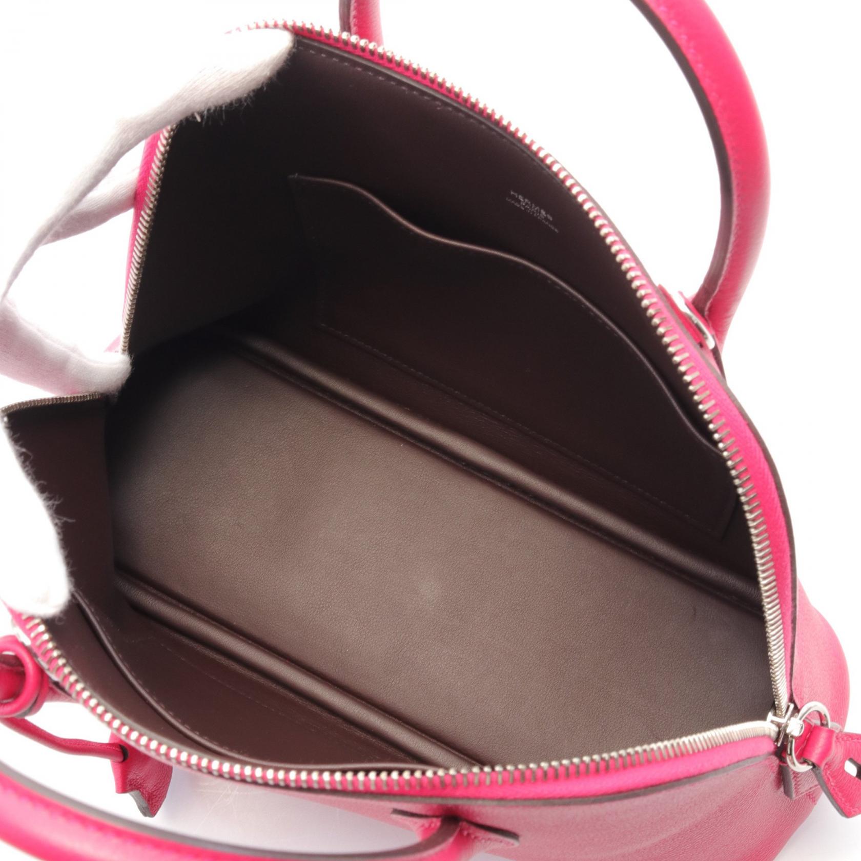 Hermes Bolide 1923 25 Verso Handbag Pink