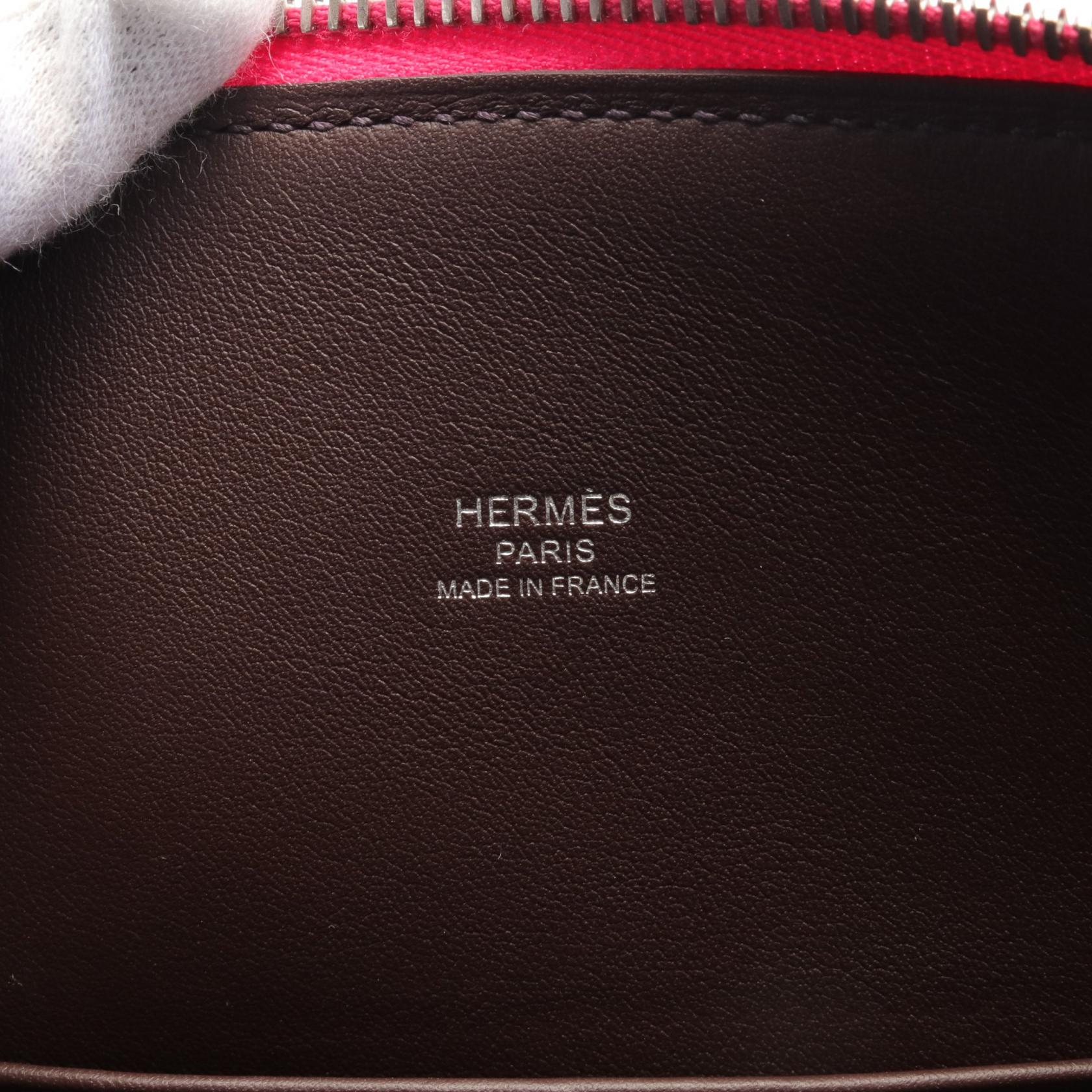 Hermes Bolide 1923 25 Verso Handbag Pink