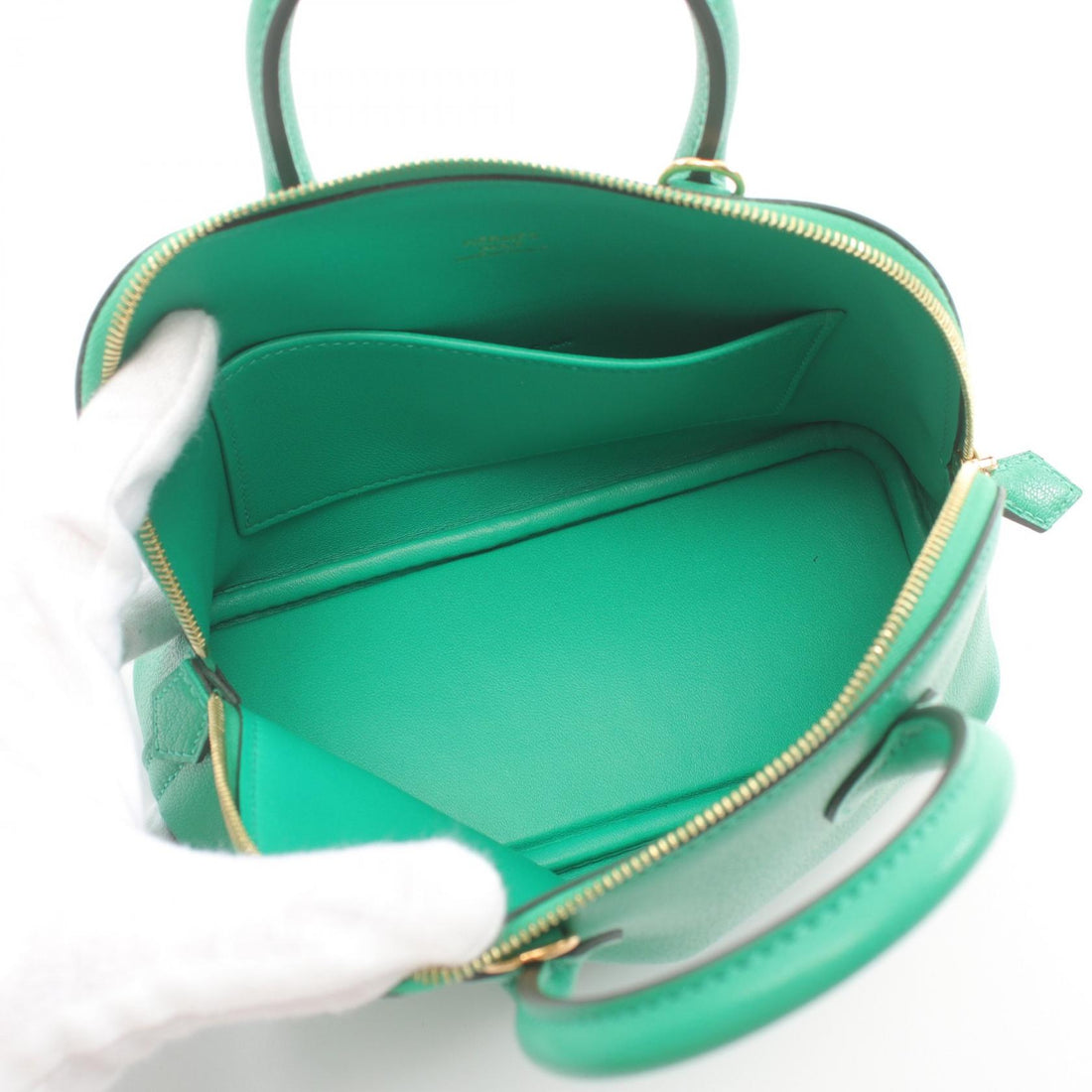 Hermes Bolide 1923 Mini Handbag Green